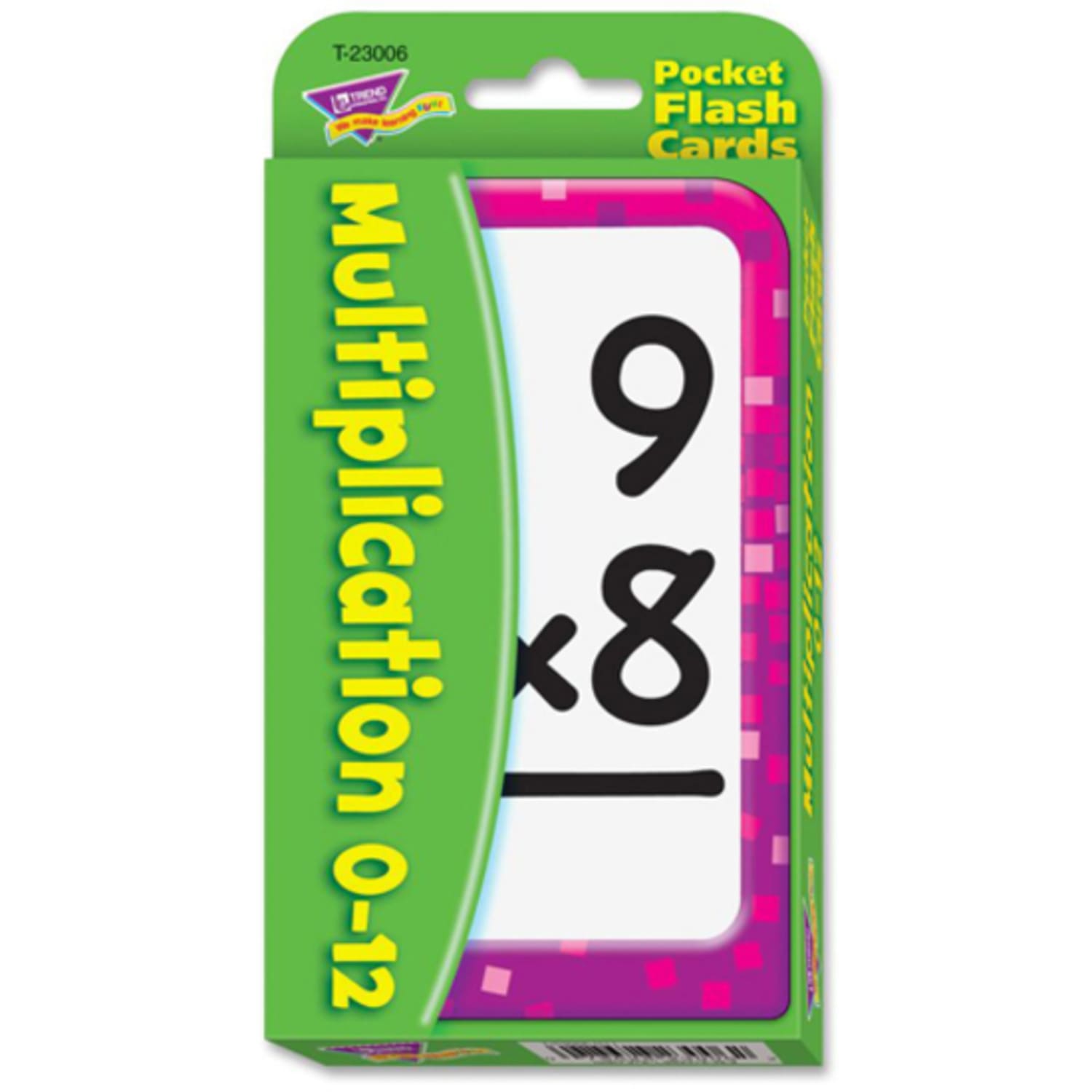 Trend Pocket Flash Cards, Multiplication, Box Of 56 Cards - Image 4