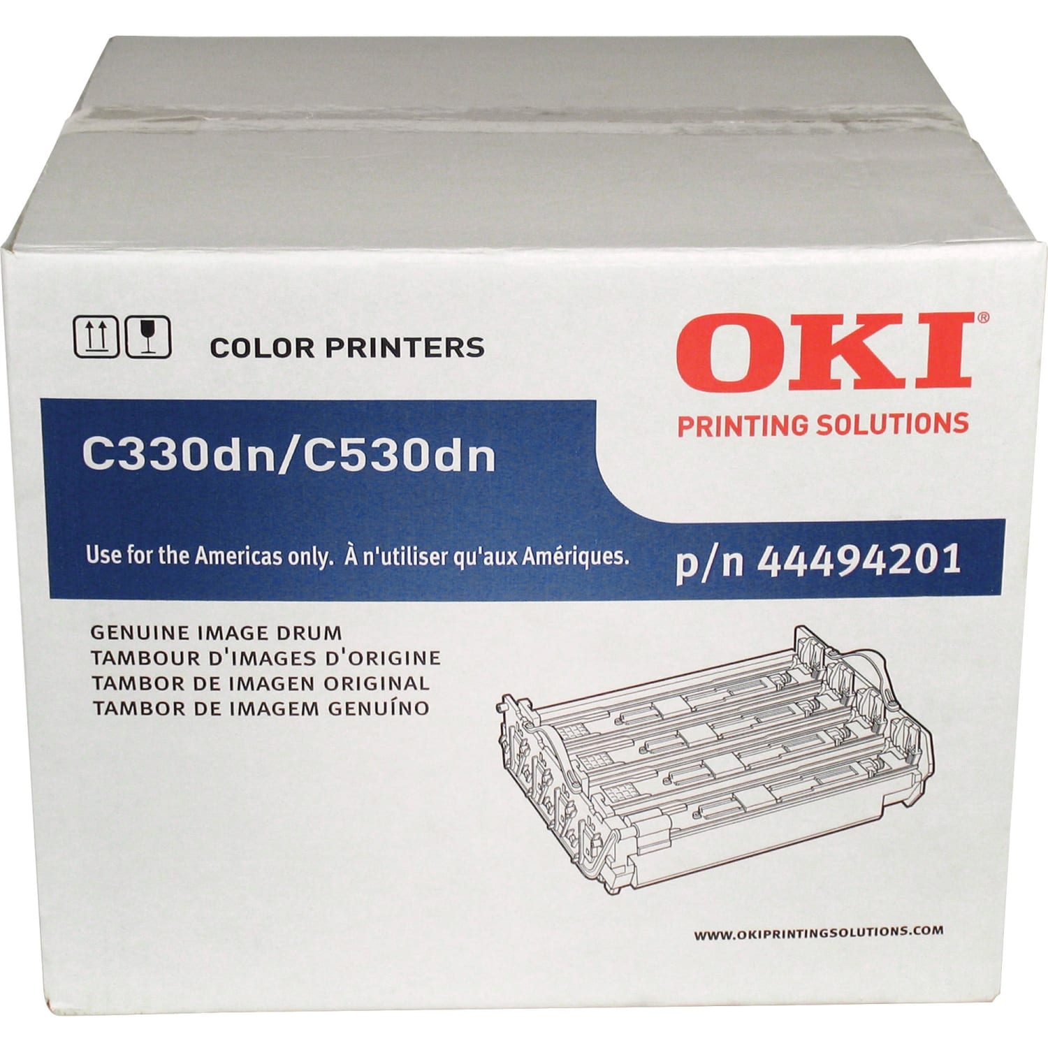 Oki Data (44494201) Black Drum Cartridge - Image 3