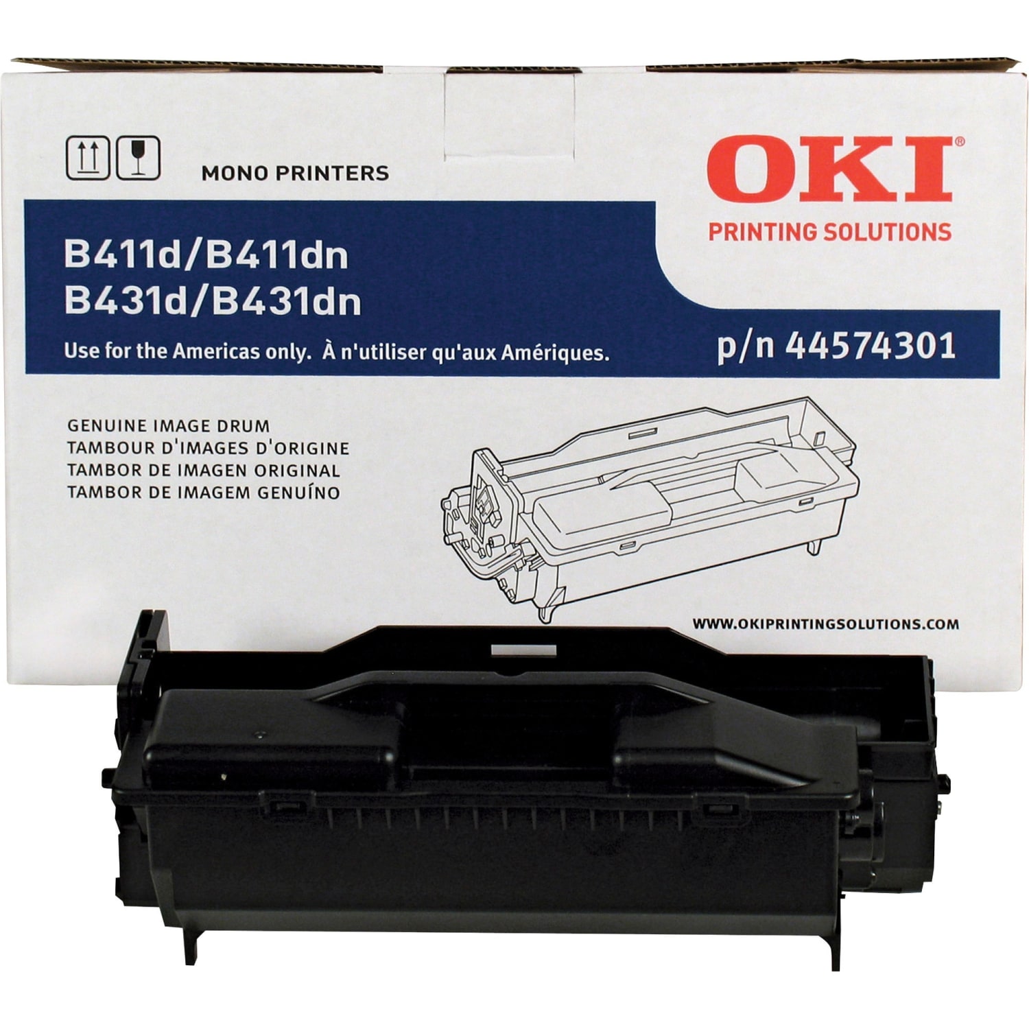 OKI 44574301 Black Drum - Image 5