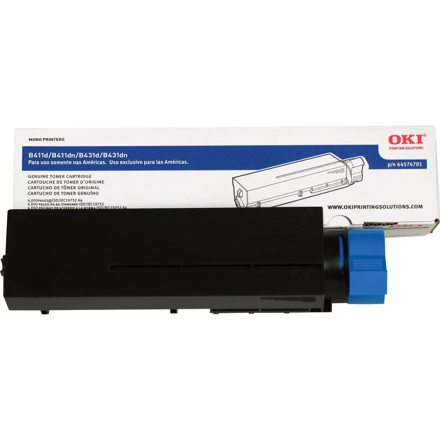 OKI 44574701 Black Toner Cartridge - Image 5