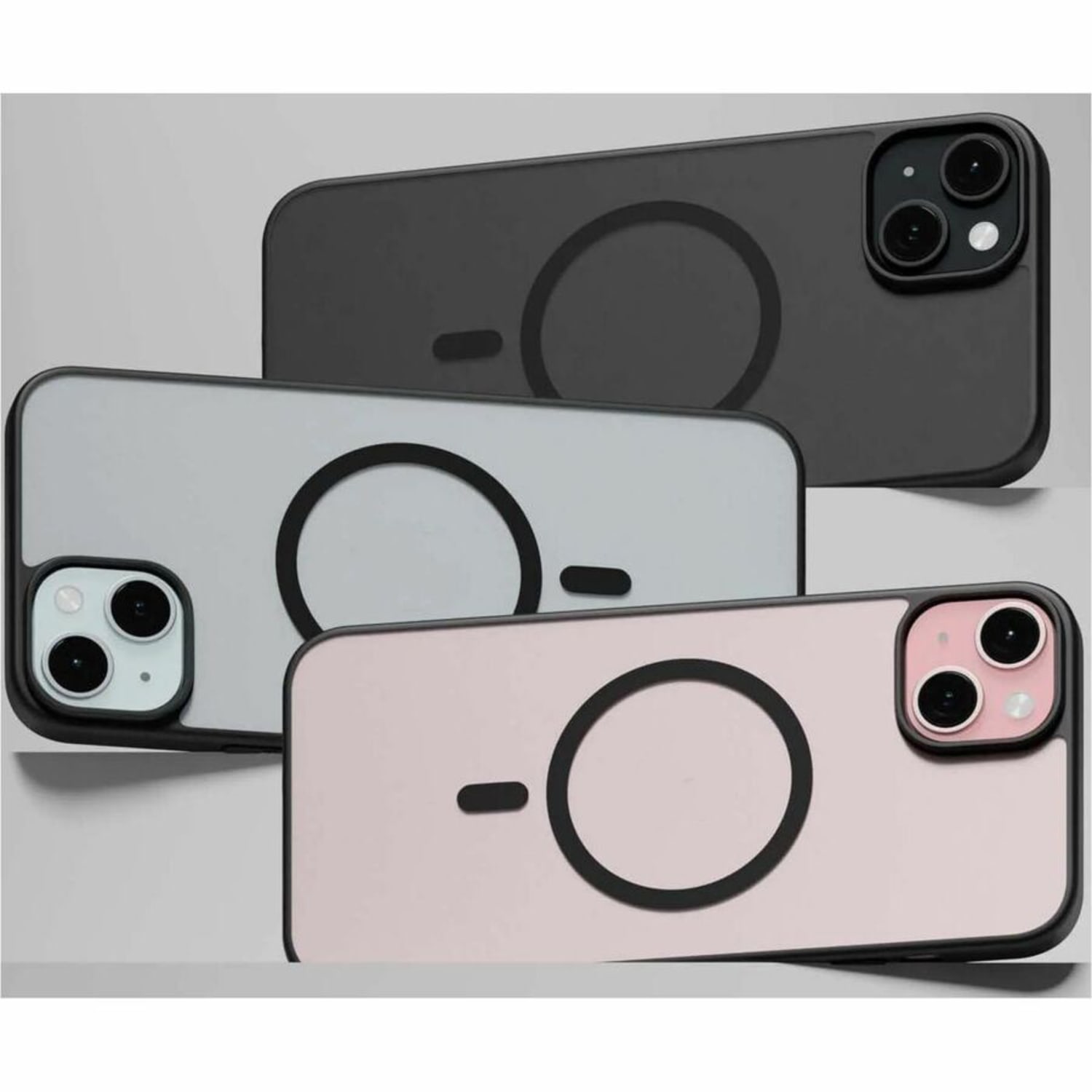 PEEL The Super Thin Bumper Case for iPhone 15 - For Apple iPhone 15 Smartphone - Black - Translucent, Matte - Drop Resistant, Ding Resistant, Scratch Resistant - Polymer - Image 6