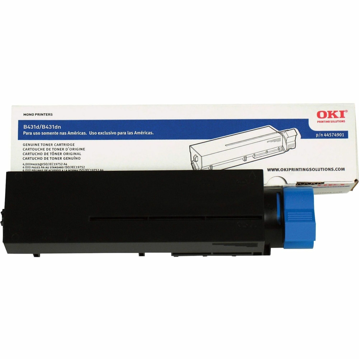 OKI 44574901 Black High Yield Toner Cartridge - Image 3
