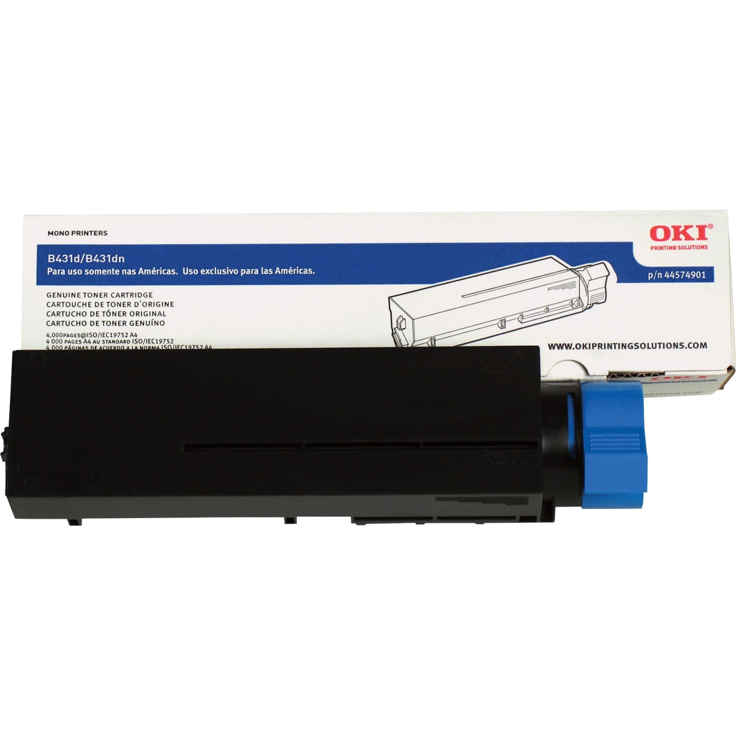 OKI 44574901 Black High Yield Toner Cartridge - Image 5