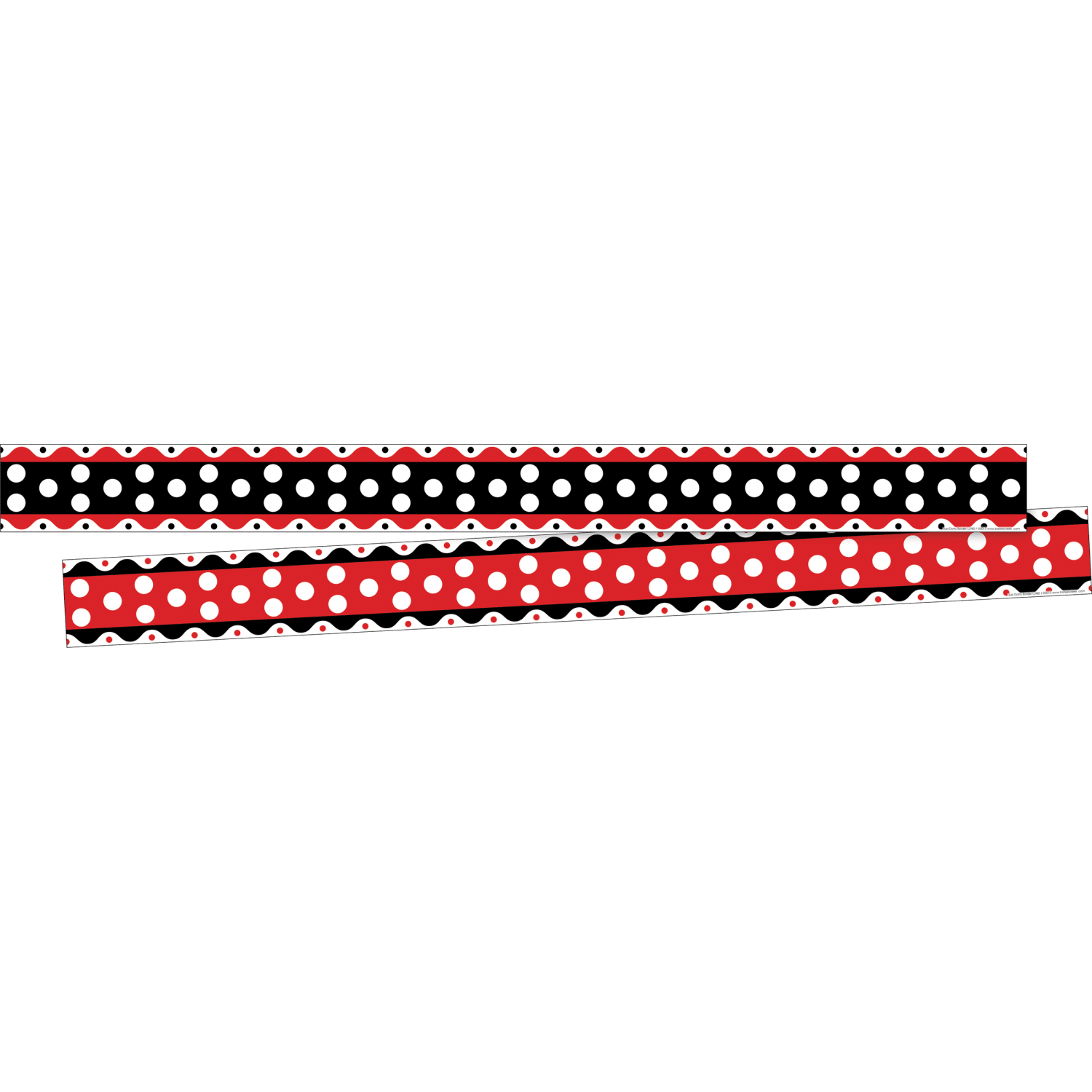 Barker Creek Double-Sided Borders, 3in x 35in, Stripes & Dots, 12 Strips Per Pack, Set Of 3 Packs - Image 5