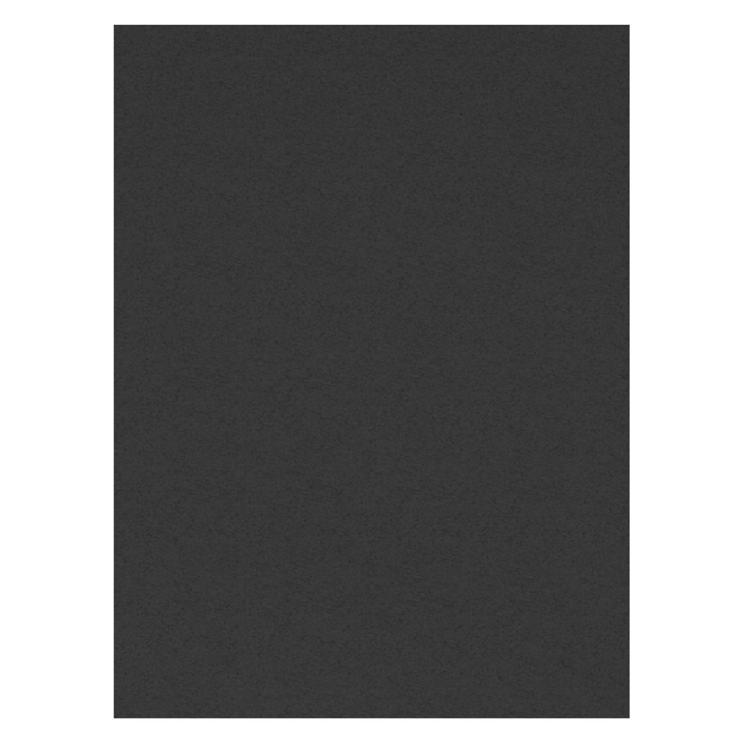 Tru-Ray Construction Paper, Heavyweight, 9in x 12in, Black, 50 Sheets Per Pack, Set Of 5 Packs - Image 4