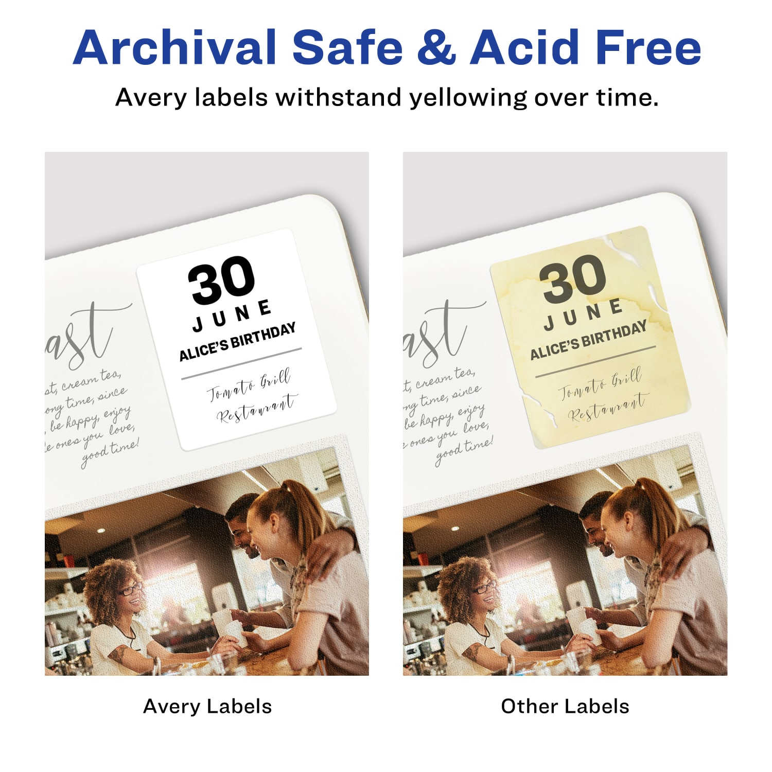Avery Permanent ID Labels With Sure Feed Technology, 6570, Rectangle, 1-1/4in x 1-3/4in, White, Pack Of 480 Labels - Image 4