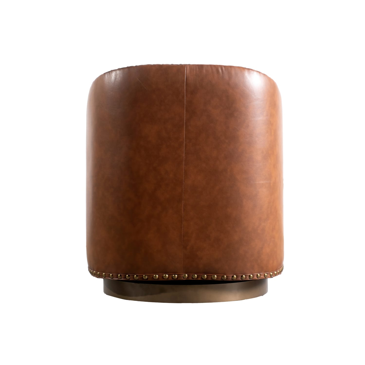 Flash Furniture Myles Club Style Commercial Barrel Accent Armchair with 360 deg Swivel Metal Base and Upholstery with Decorative Nail Head Trim Brown PopularChairscom Flash Furniture Myles Club Style Commercial Barrel Accent Armchair with 360 deg Swivel Metal Base and Upholstery with Decorative Nail Head Trim Brown PopularChairscom