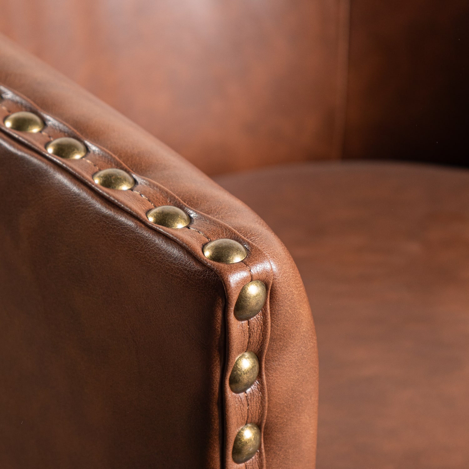 Flash Furniture Myles Club Style Commercial Barrel Accent Armchair with 360 deg Swivel Metal Base and Upholstery with Decorative Nail Head Trim Brown PopularChairscom Flash Furniture Myles Club Style Commercial Barrel Accent Armchair with 360 deg Swivel Metal Base and Upholstery with Decorative Nail Head Trim Brown PopularChairscom