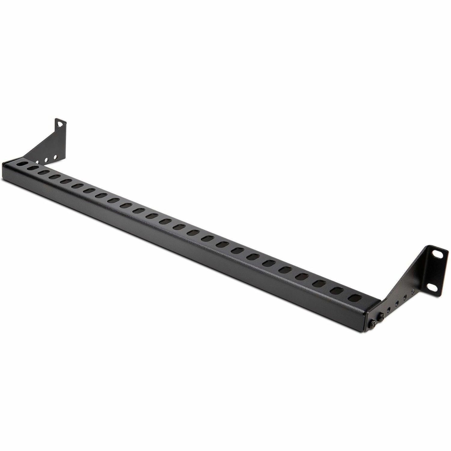 StarTech.com 1U Horizontal Cable Management Bar w/Adjustable Depth, 19in Rack-Mountable Lacing Bar For Organized Racks/Cabinets/Patch Panel - Image 3