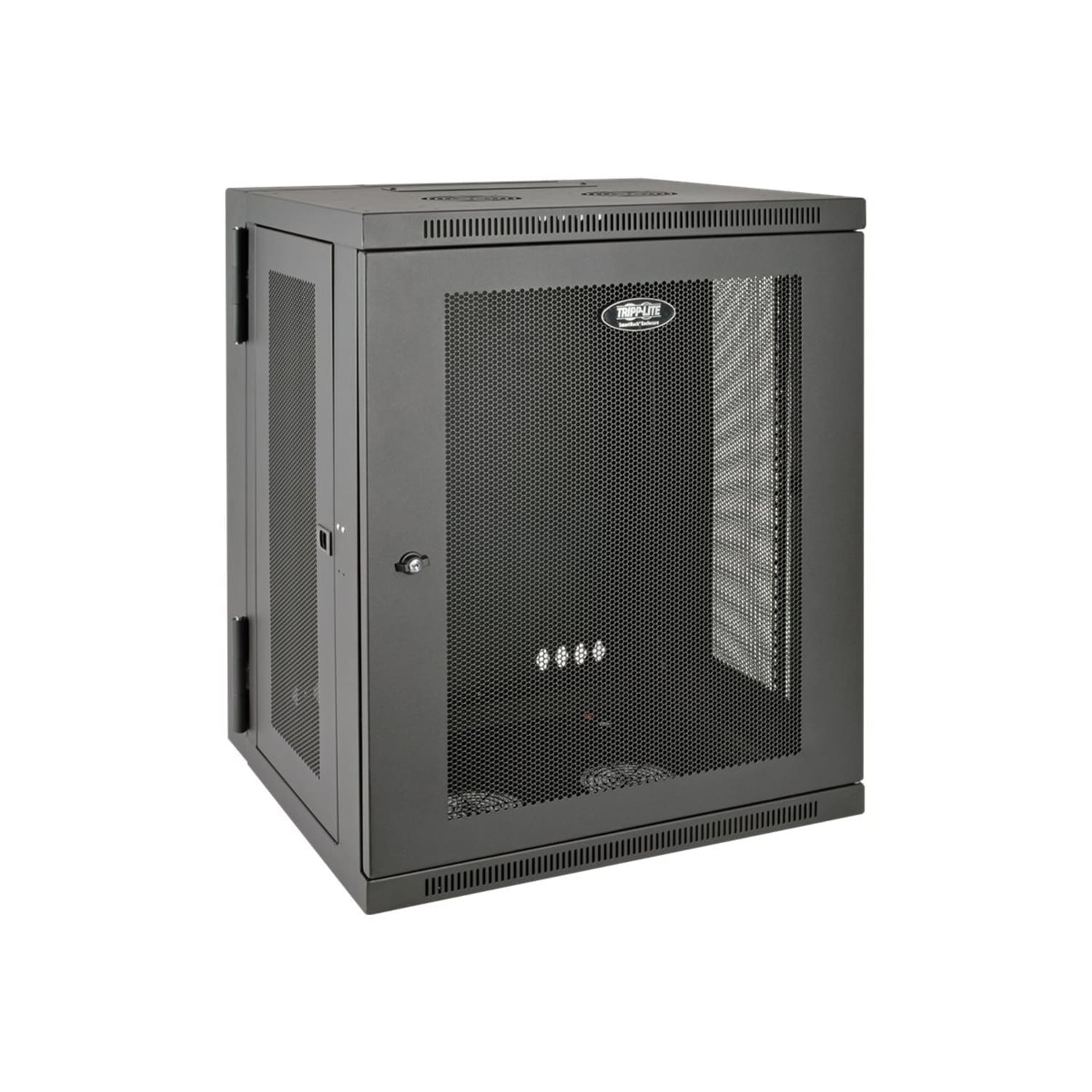 Tripp Lite 15U Wall Mount Rack Enclosure Server Cabinet Hinged Wallmount - Rack cabinet - wall mountable - black - 15U - 19in - Image 3