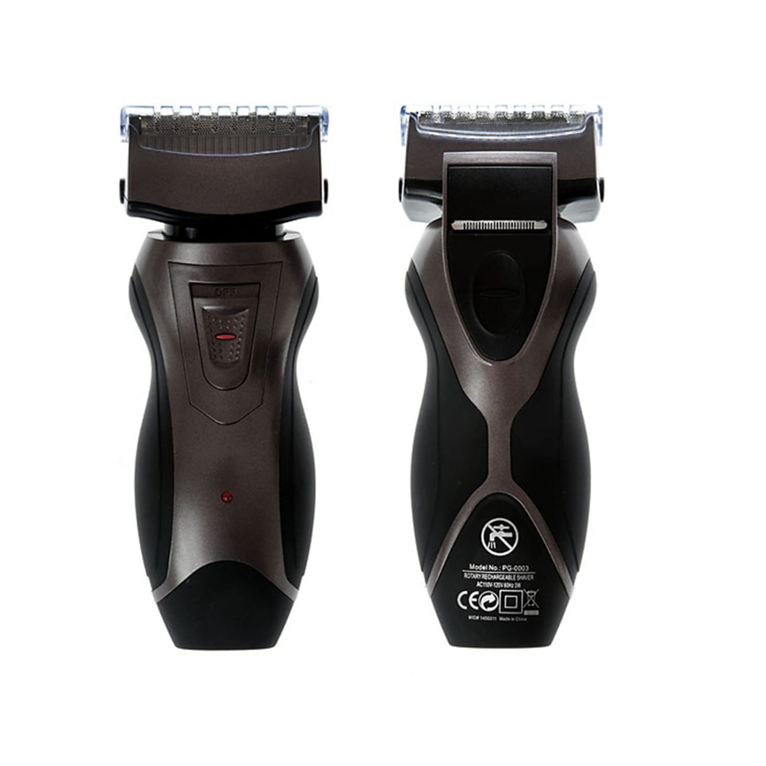 Vivitar FoilDuo Rechargeable Cordless Shaver, 6inH x 2-1/2inW x 2-1/2inD - Image 3