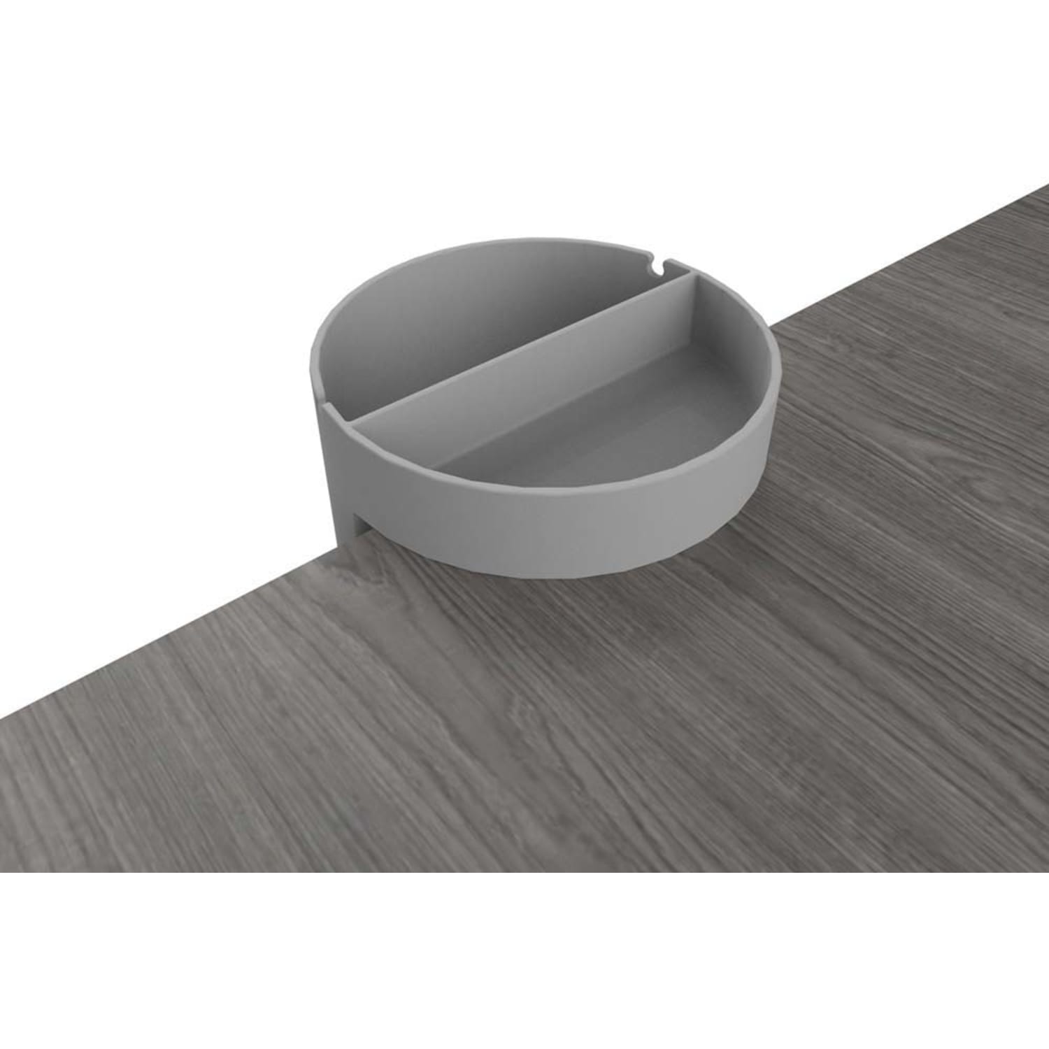 Deflecto Standing Desk Cup Holder Organizer, Gray - Image 5