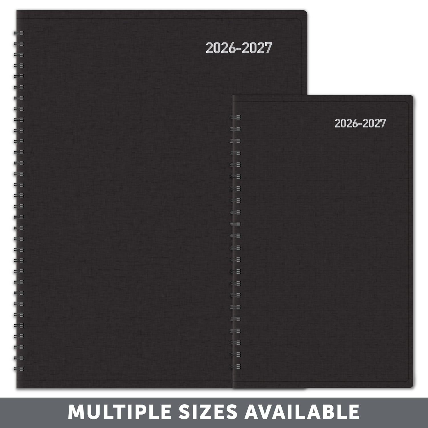 2026-2027 Office Depot Brand 18-Month Weekly/Monthly Academic Planner, 6in x 8in, 30% Recycled, Black, July 2026 To December 2027 - Image 6