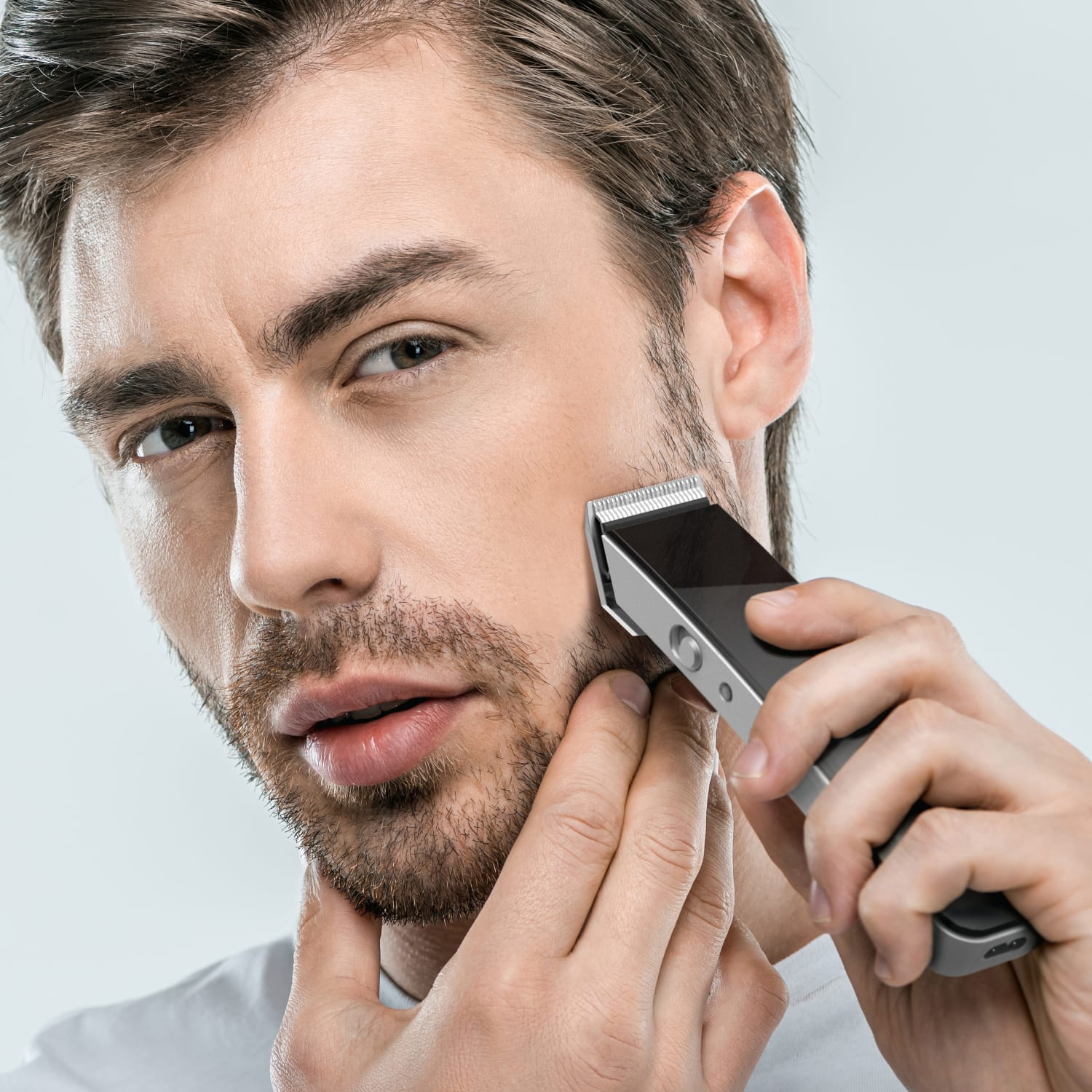 Pure Enrichment TRYM Rechargeable Beard Trimmer & Hair Grooming Kit, Black - Image 3