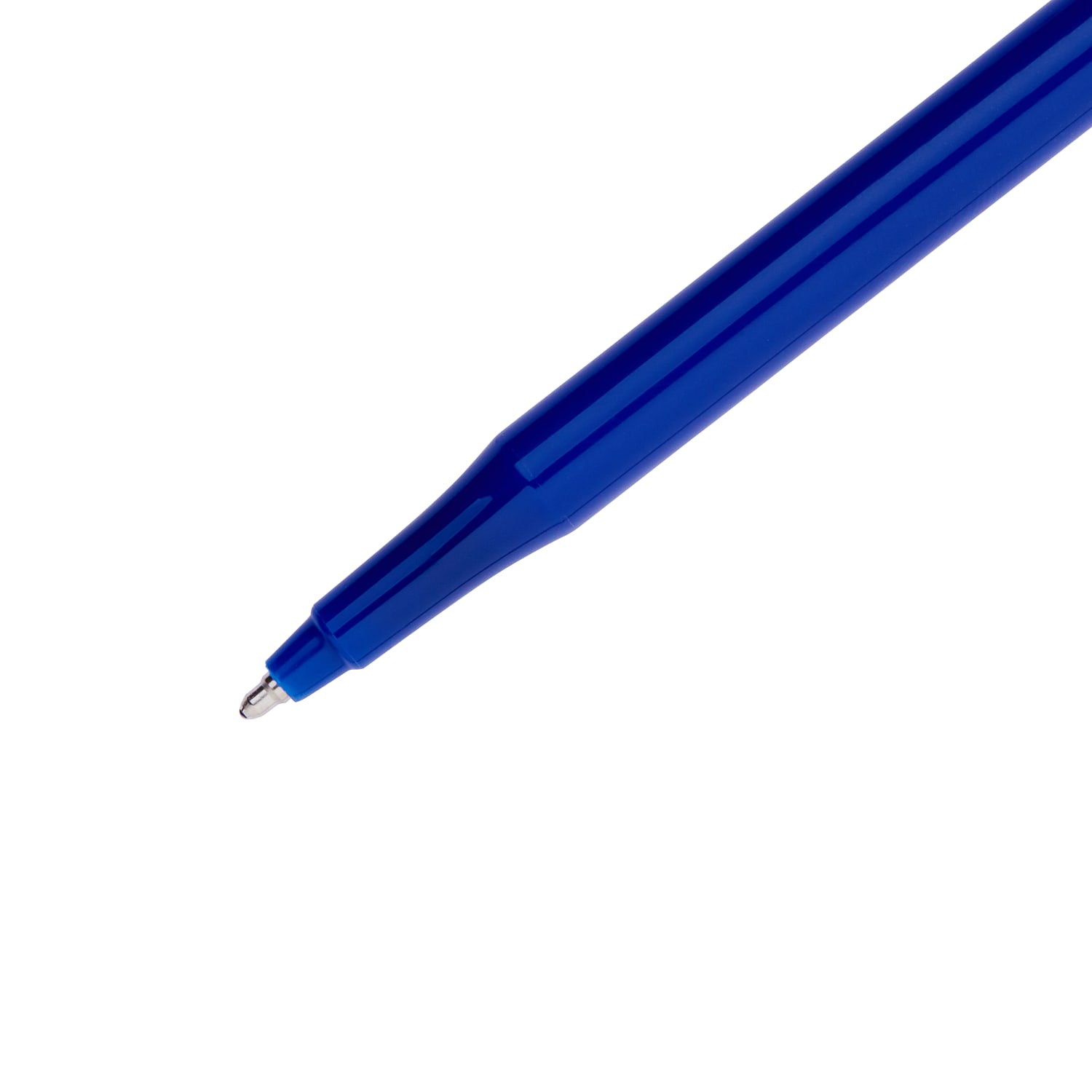Paper Mate Erasermate Ballpoint Pens - Medium Pen Point Type - Blue - Blue Barrel - 1 Dozen - Image 4