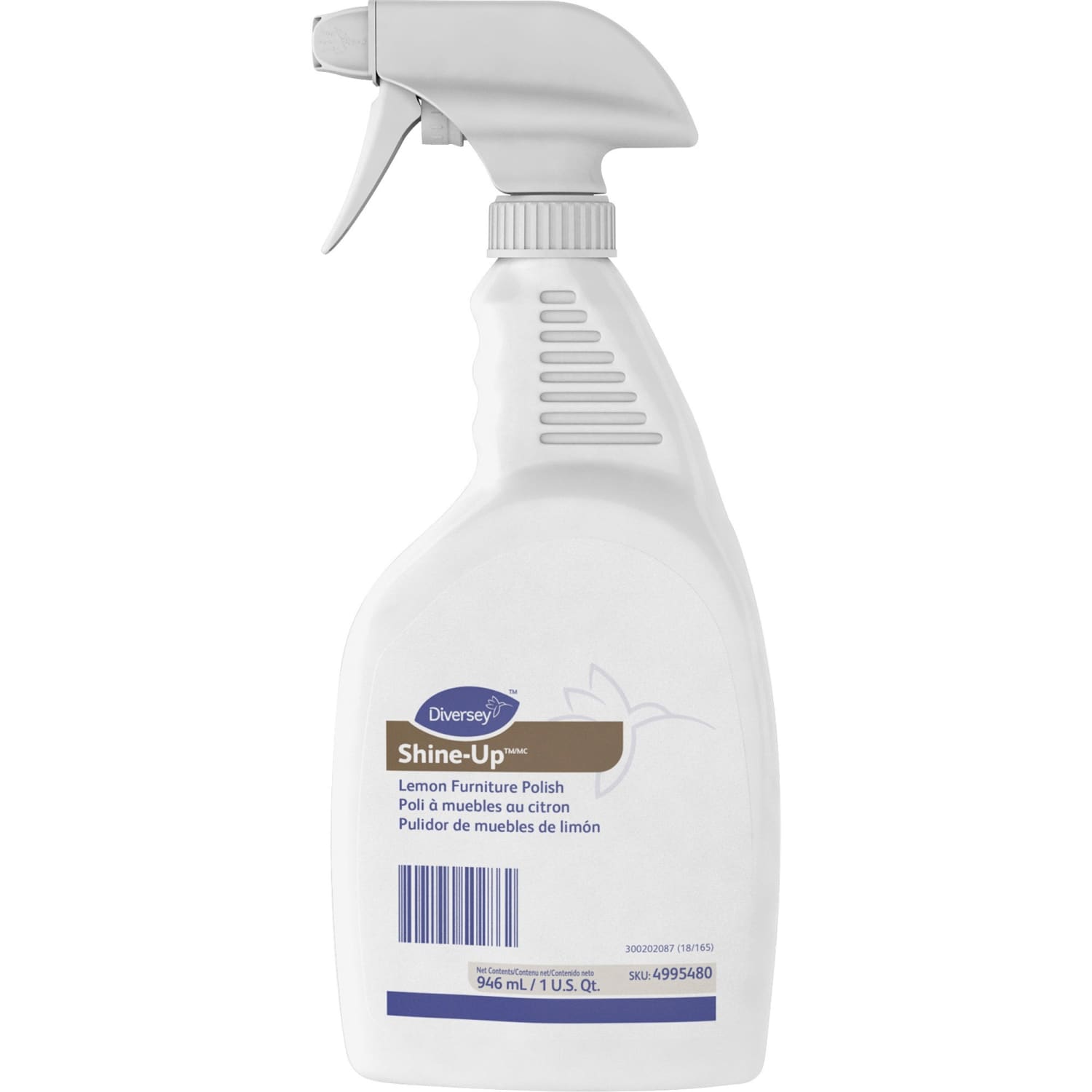 Diversey Care Shine-Up Furniture Polish, Lemon Scent, 32 Oz Bottle, Case Of 12 - Image 3
