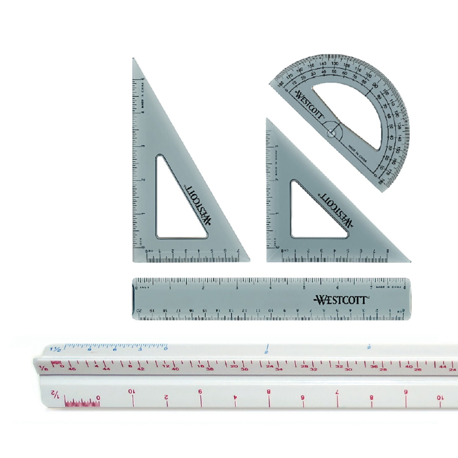 Westcott 15-Piece Student Architectural Set - Image 5