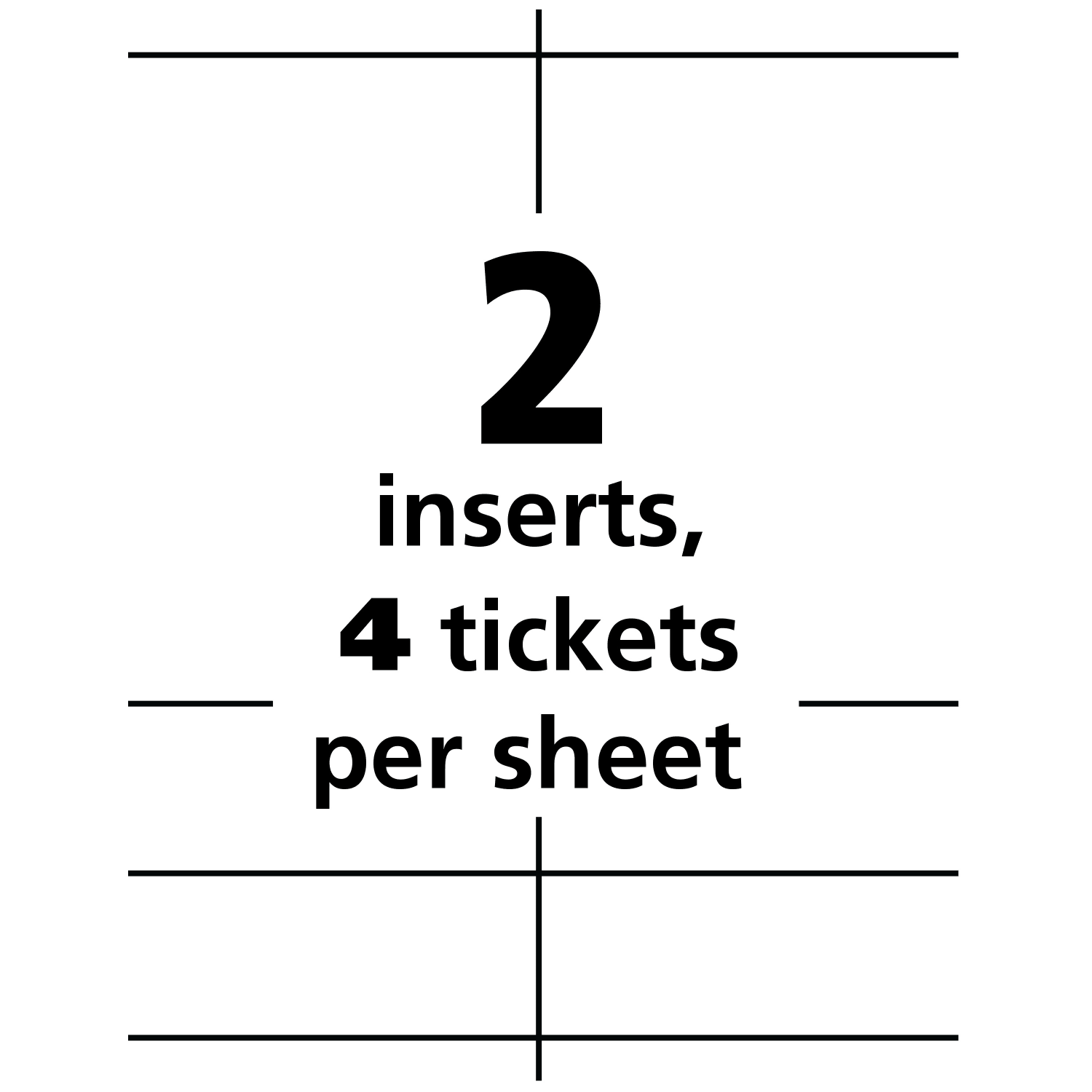 Avery Vertical Name Badge Inserts, 6in x 4 1/4in, White, Box Of 100 Inserts - Image 4