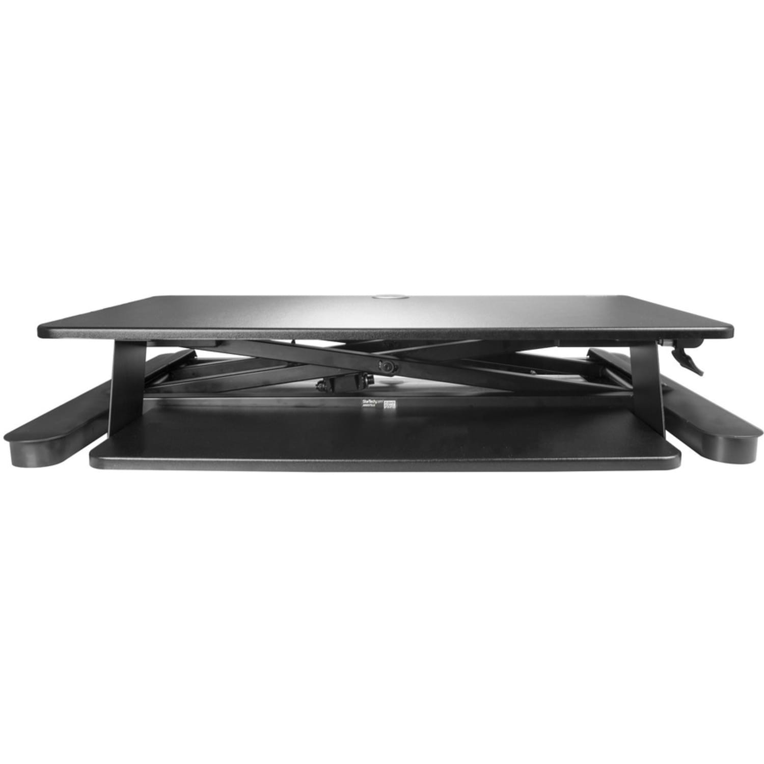 StarTech.com Sit Stand Desk Converter - Large 35in Work Surface - Adjustable Stand up Desk -  - ARMSTSLG - Image 4