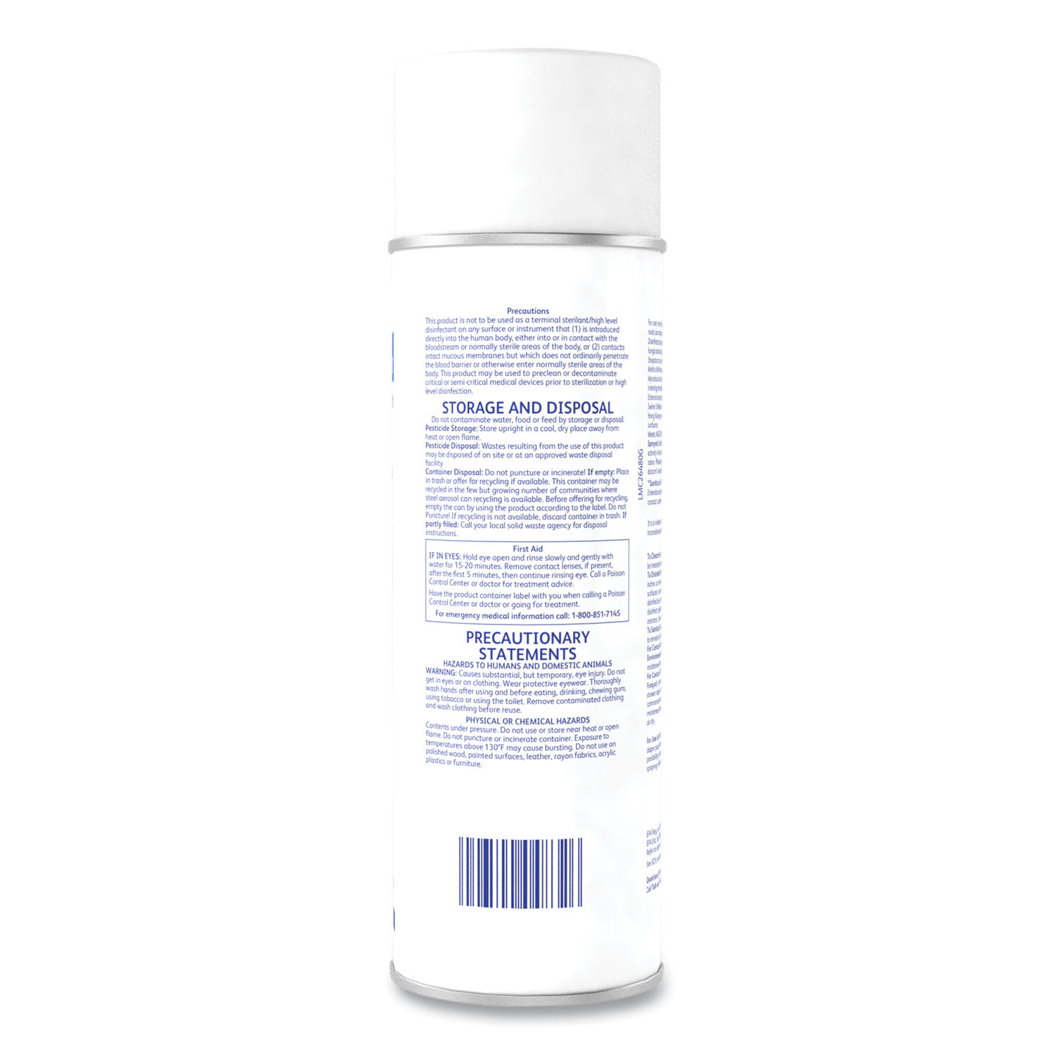 Diversey End Bac II Spray Disinfectant, Fresh Scent, 15 oz Aerosol Spray, 12/Carton - Image 5
