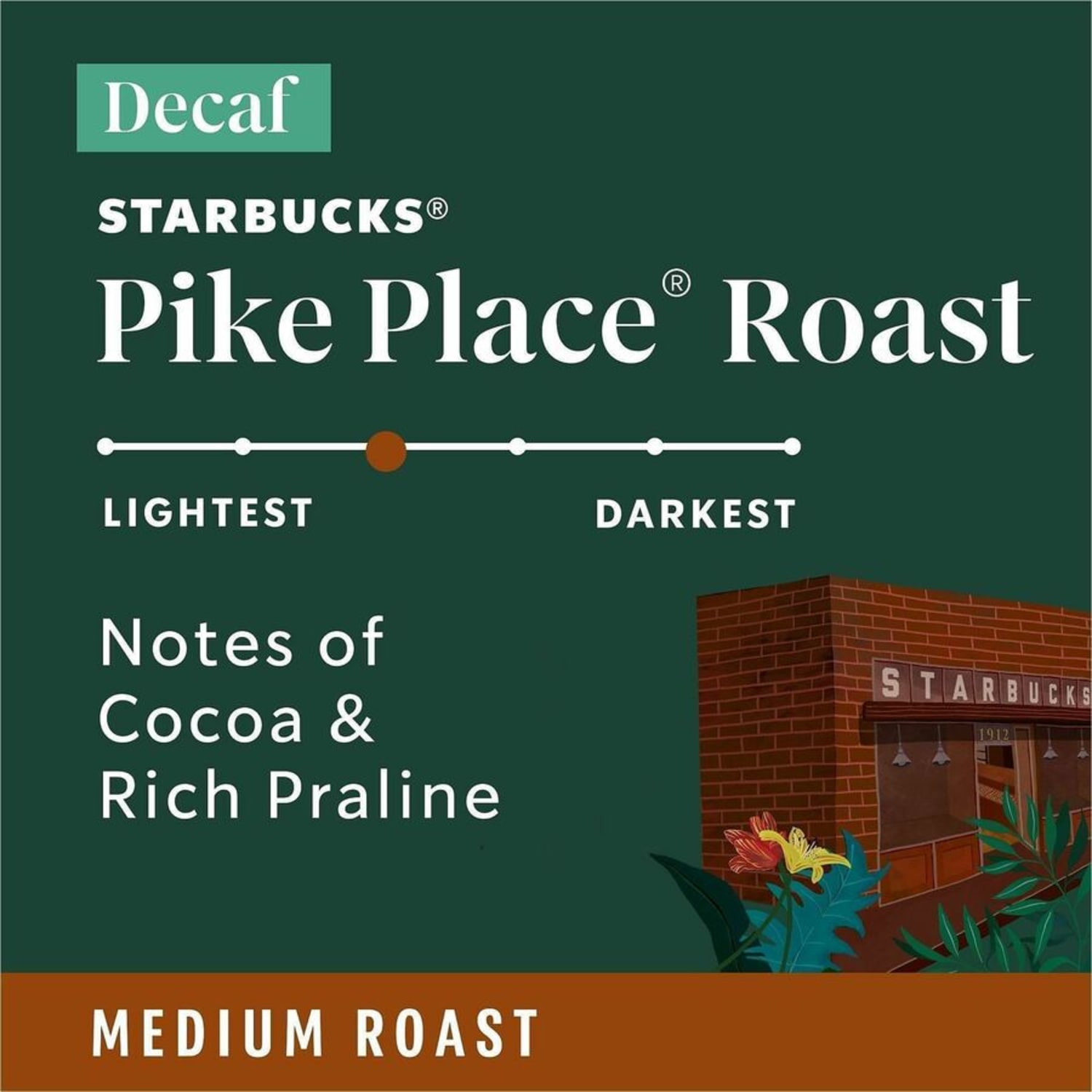 Starbucks K-Cup Decaf Pike Place Roast Coffee, 24/Pack, 4/Box, 12434952CT - Image 6