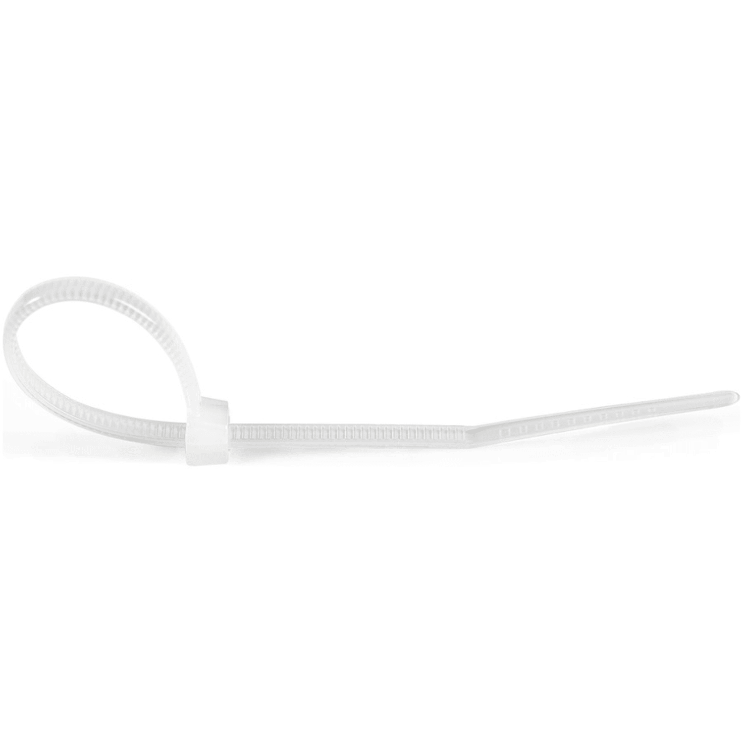 StarTech.com 1000 Pack 4in Cable Ties - White Small Nylon/Plastic Zip Ties Adjustable Network Cable Wraps UL TAA - Image 4