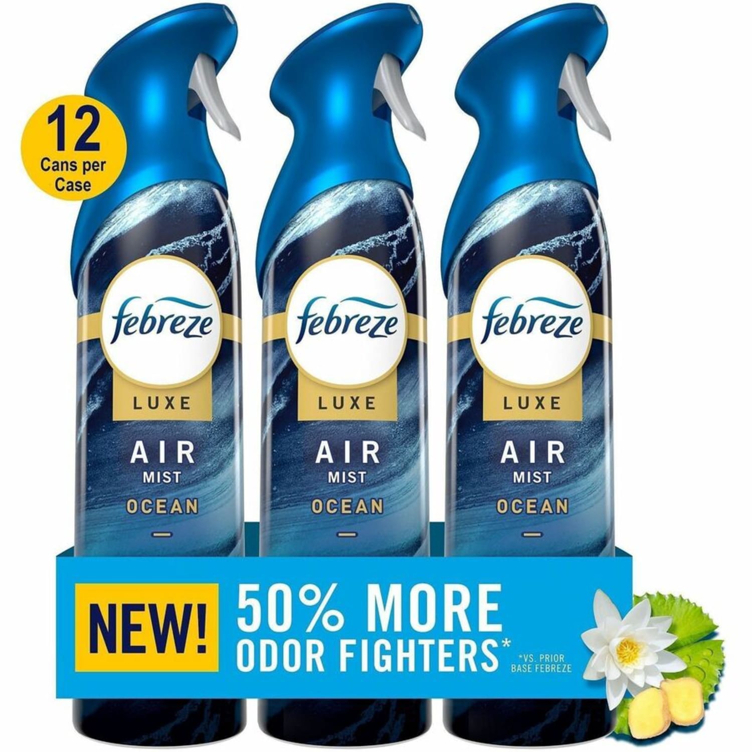 Febreze Air Mist Air Freshener Spray - Spray - 8.1 fl oz (0.3 quart) - Warm Ocean Breeze - Odor Neutralizer, Long Lasting - 4 / Carton - Image 3