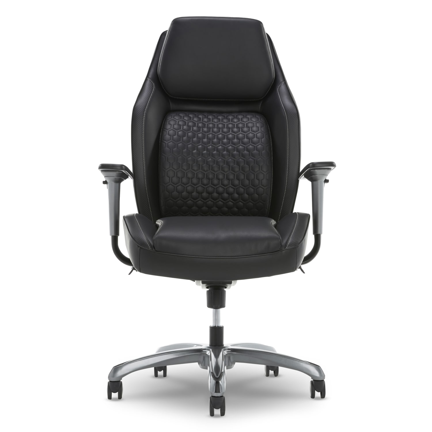 Shaquille ONeal Zephyrus Ergonomic Bonded Leather HighBack Executive Office Chair Black PopularChairscom Shaquille O Neal Zephyrus Ergonomic Bonded Leather High Back Executive Office Chair Black PopularChairscom