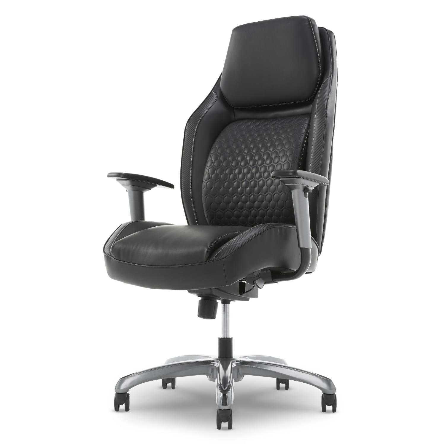 Shaquille ONeal Zephyrus Ergonomic Bonded Leather HighBack Executive Office Chair Black PopularChairscom Shaquille O Neal Zephyrus Ergonomic Bonded Leather High Back Executive Office Chair Black PopularChairscom