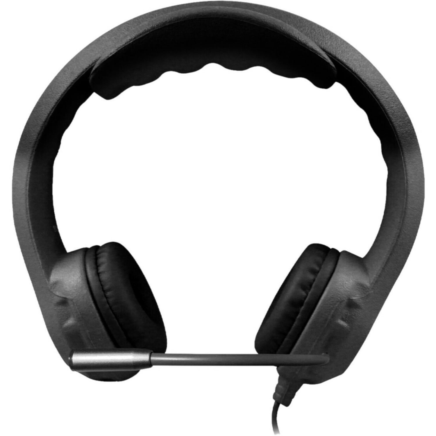 Hamilton Buhl Kids Flex-Phones TRRS Headset With Gooseneck Microphone - BLACK - Stereo - Mini-phone (3.5mm) - Wired - 32 Ohm - 20 Hz - 20 kHz - Over-the-head - Binaural - Ear-cup - 4 ft Cable - Omni-directional, Noise Cancelling Microphone - Image 3