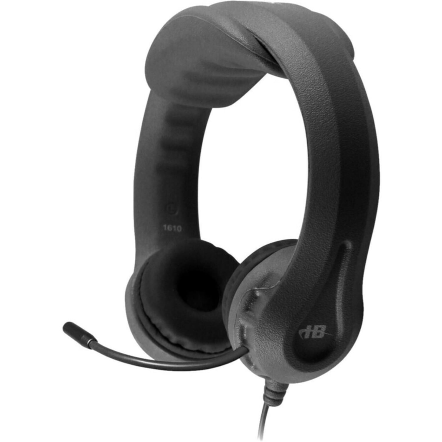 Hamilton Buhl Kids Flex-Phones TRRS Headset With Gooseneck Microphone - BLACK - Stereo - Mini-phone (3.5mm) - Wired - 32 Ohm - 20 Hz - 20 kHz - Over-the-head - Binaural - Ear-cup - 4 ft Cable - Omni-directional, Noise Cancelling Microphone - Image 4