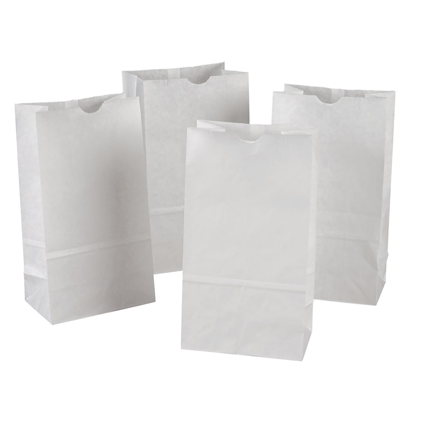 Creativity Street Kraft Bags, 6in x 3-5/8in x 11in, White, 100 Bags Per Pack, Set Of 2 Packs - Image 4