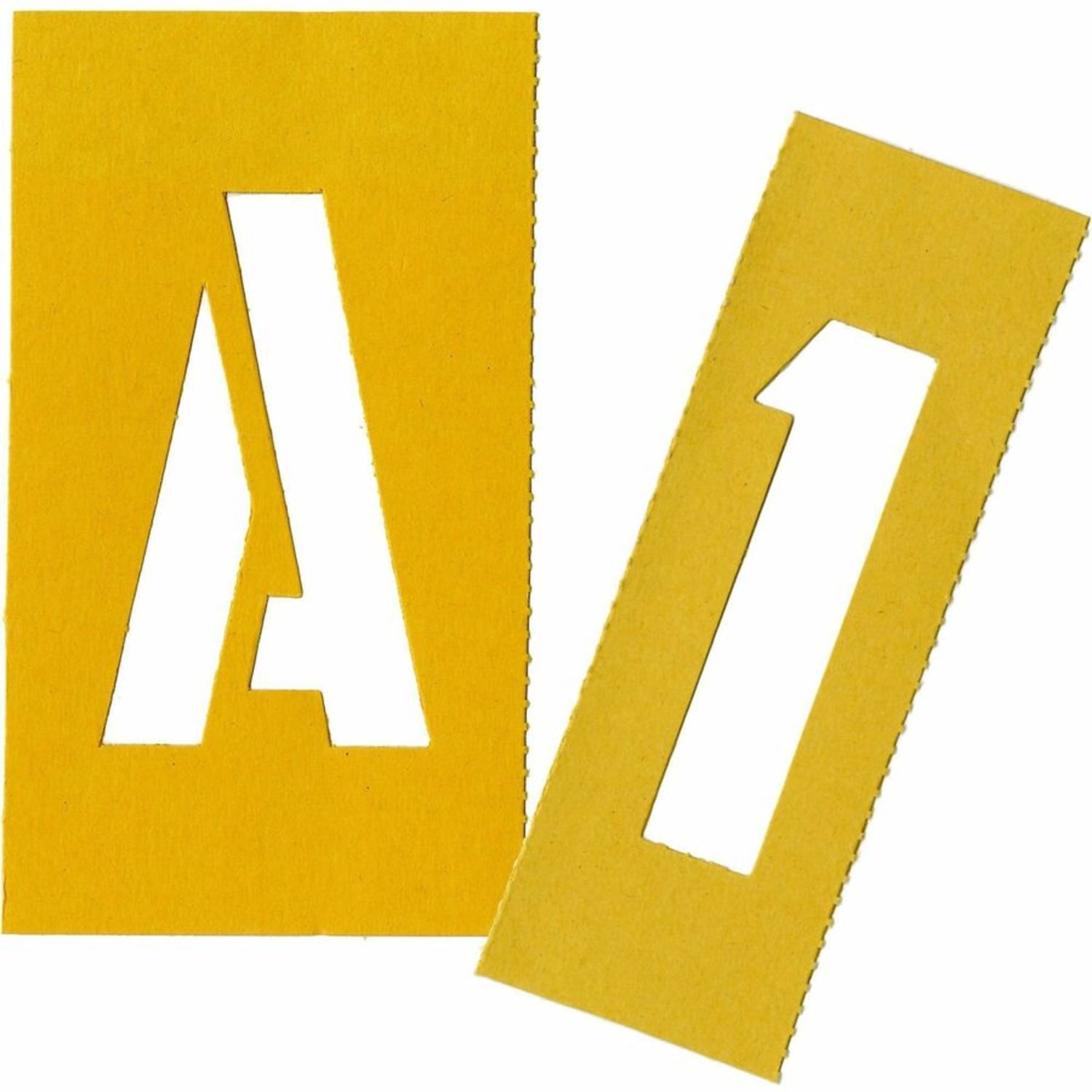 Chartpak Pickett Painting Stencils, Numbers/Letters, 3in - Image 4