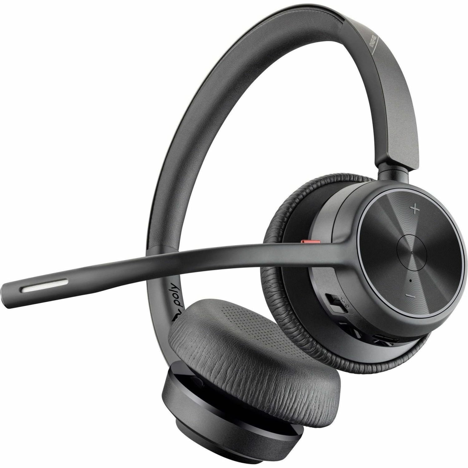 Poly Voyager 4320 UC Stereo USB-A Headset + BT700 USB-A Adapter + Charging Stand - Siri, Google Assistant - 77Y99AA - Image 6