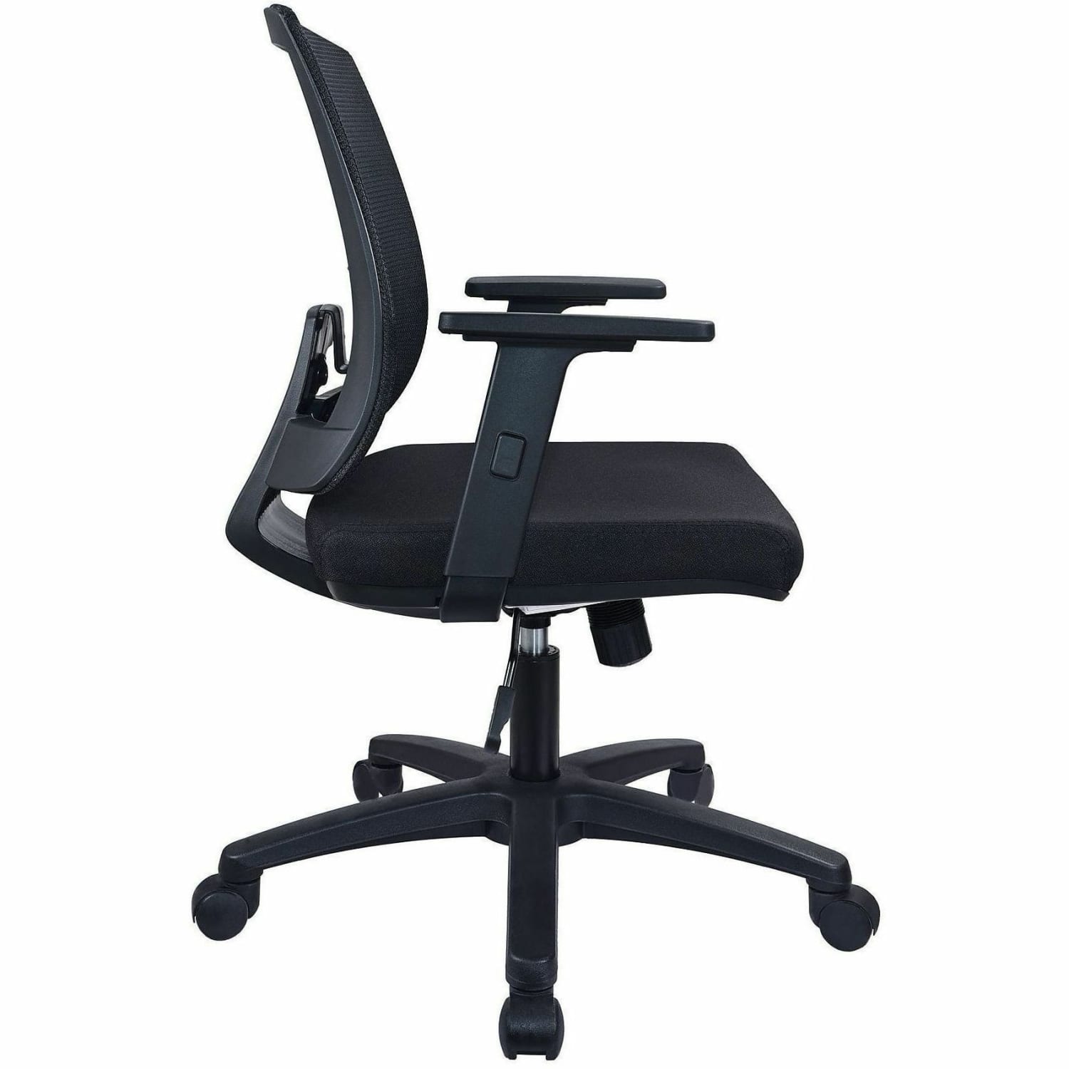 Lorell Soho Mid Back Task Chair Black PopularChairscom