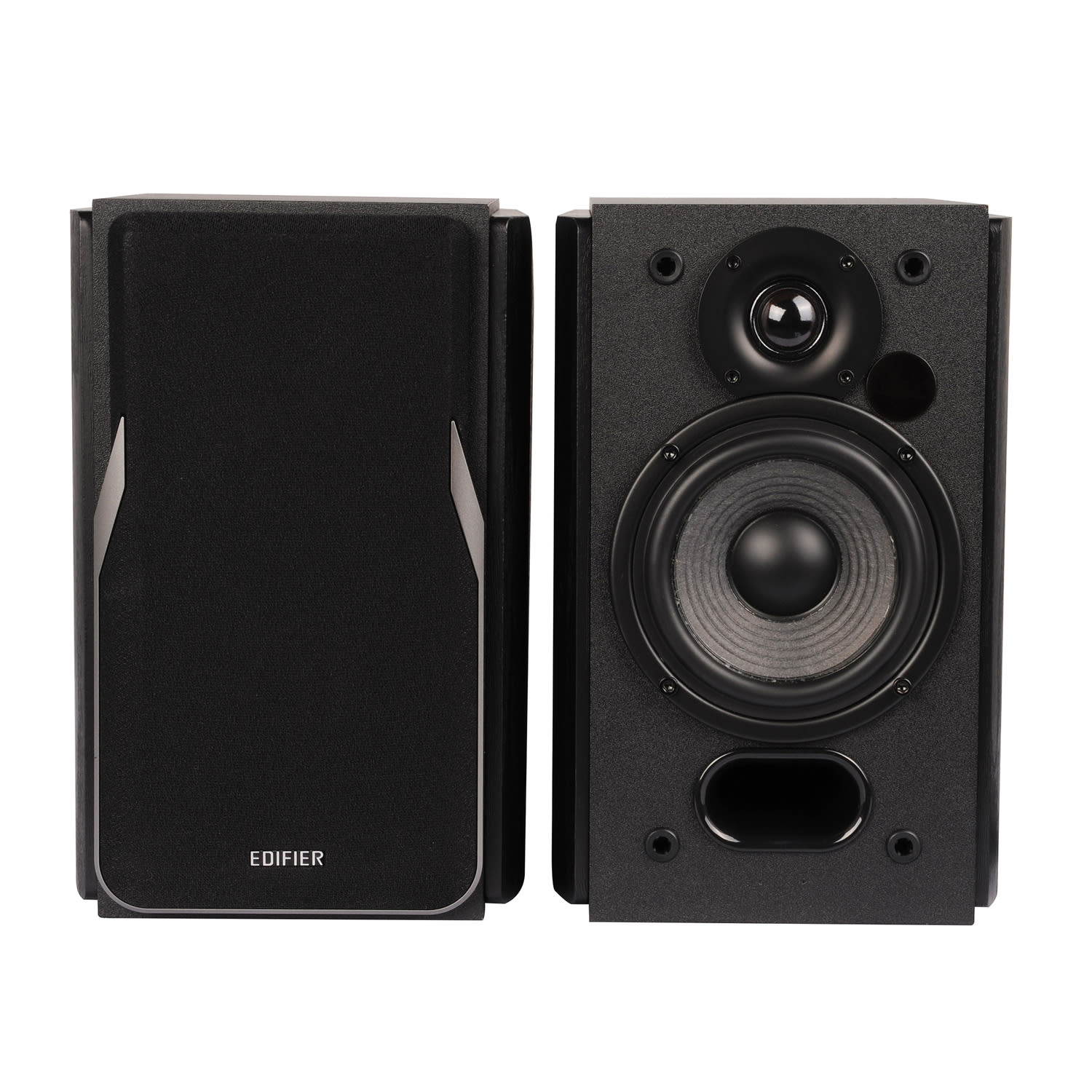 Edifier R1380DB 42W Continuous-Power Amplified Bluetooth Professional Bookshelf Speakers With Remote, Black - Image 4