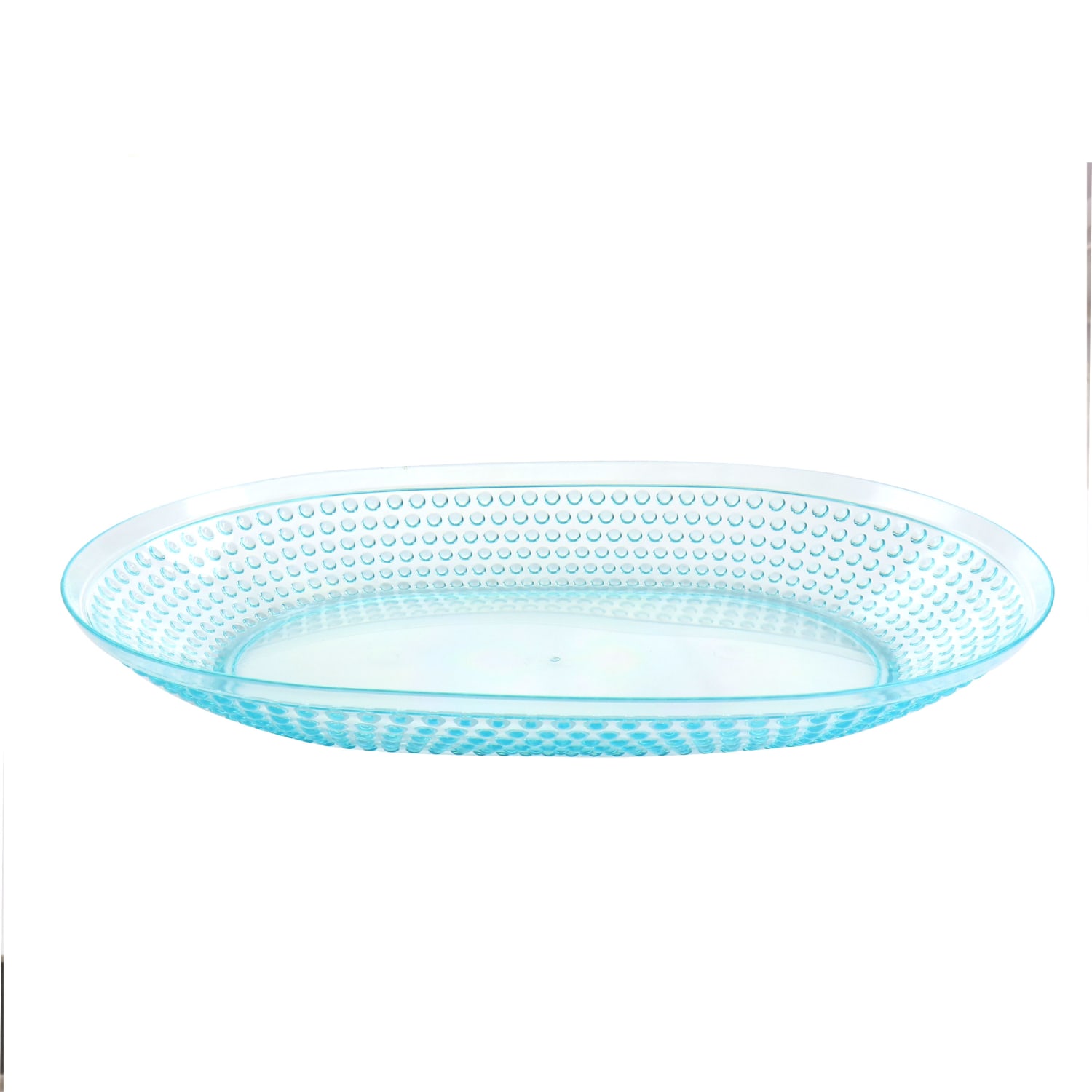 Gibson Home 2-Piece Platter Set, 15-3/4in, Aqua - Image 3