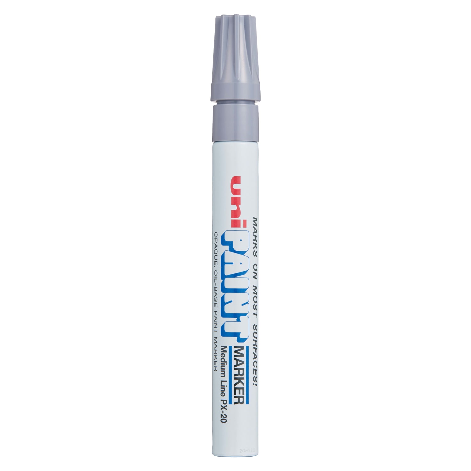 Uni-Paint Markers, Medium Point, Silver, Pack Of 12 - Image 4