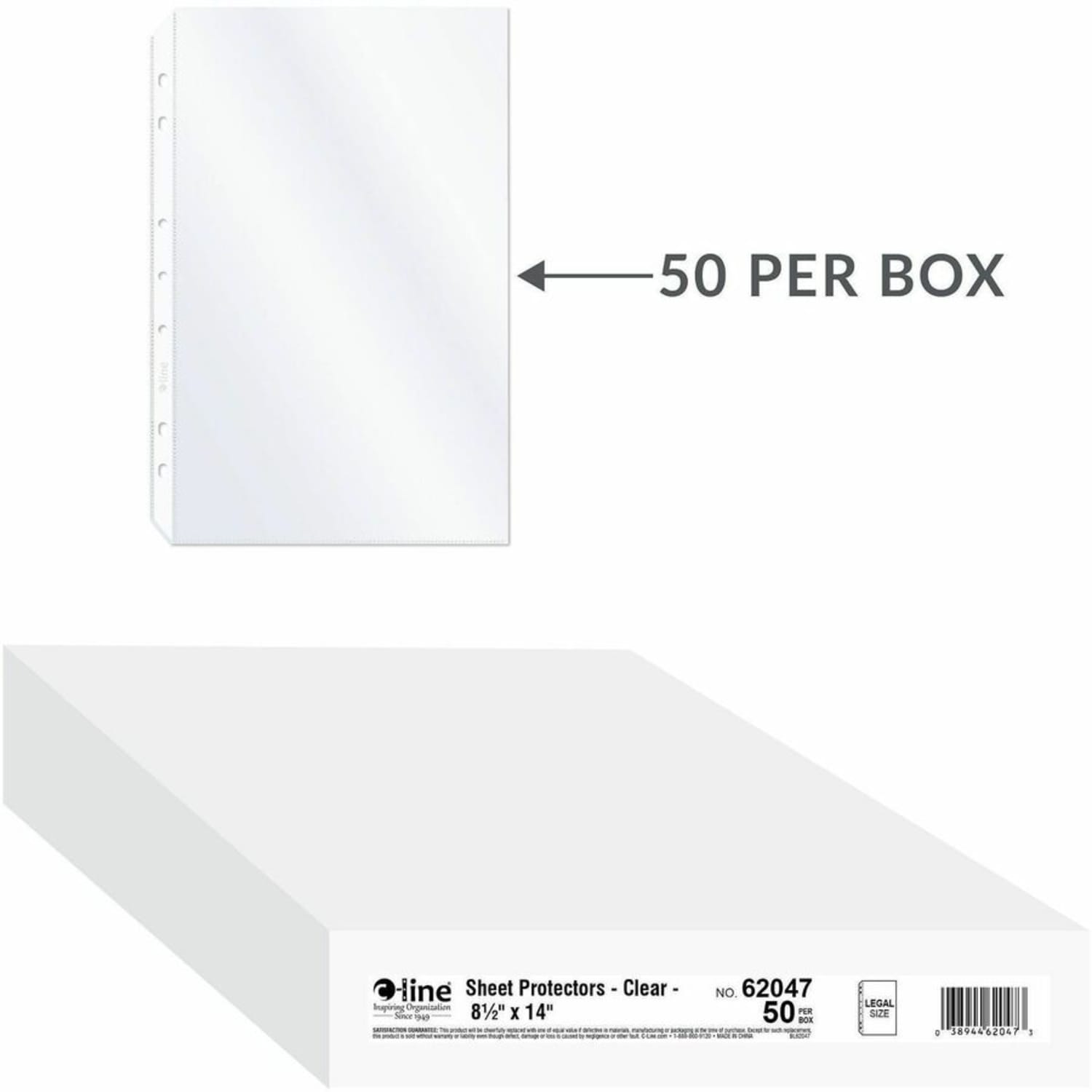 C-Line Legal-Size Top-Loading Sheet Protectors, Box Of 50 - Image 6