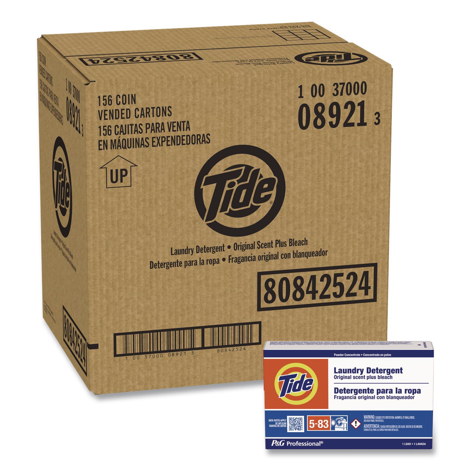 Tide Professional Powder Laundry Detergent Plus Bleach