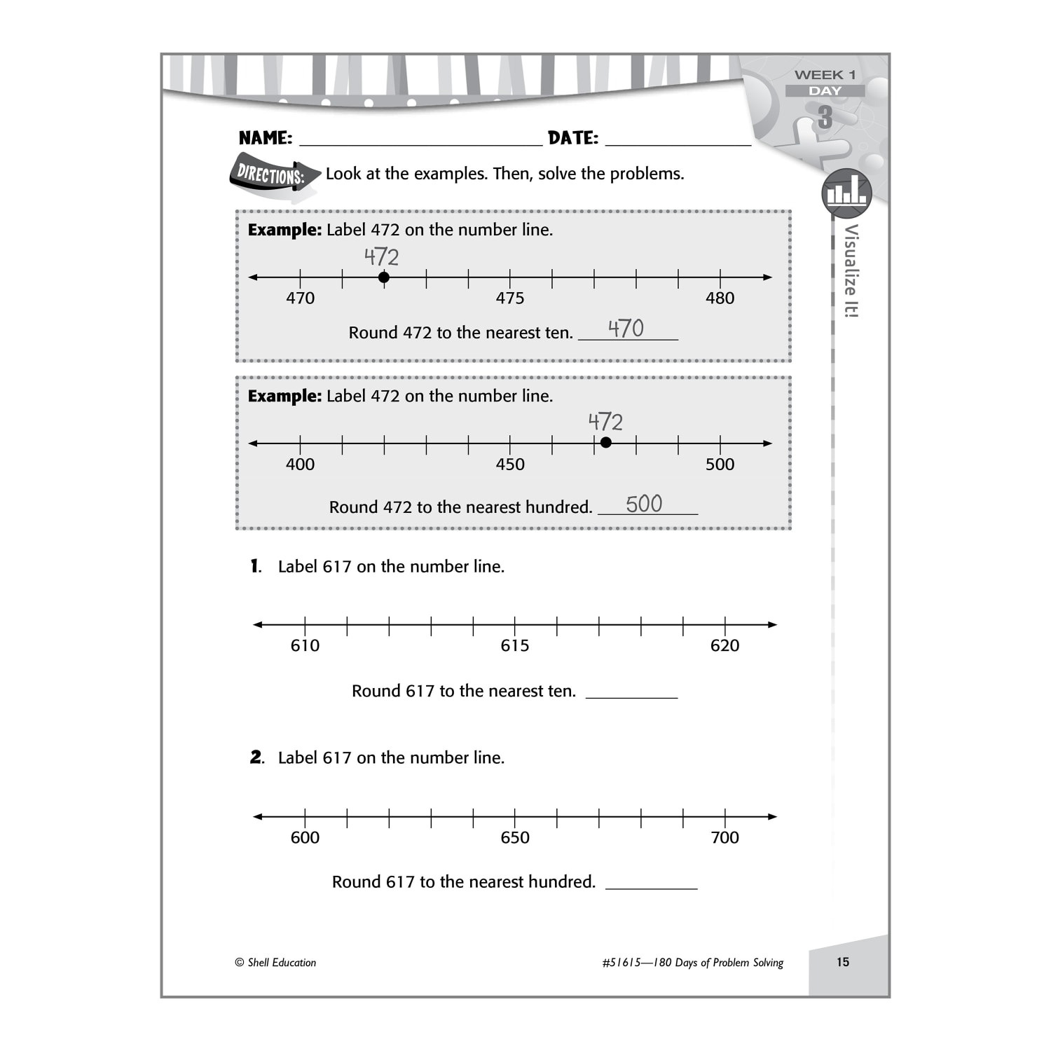 Shell Education 180 Days Of Problem Solving, Grade 3 - Image 5