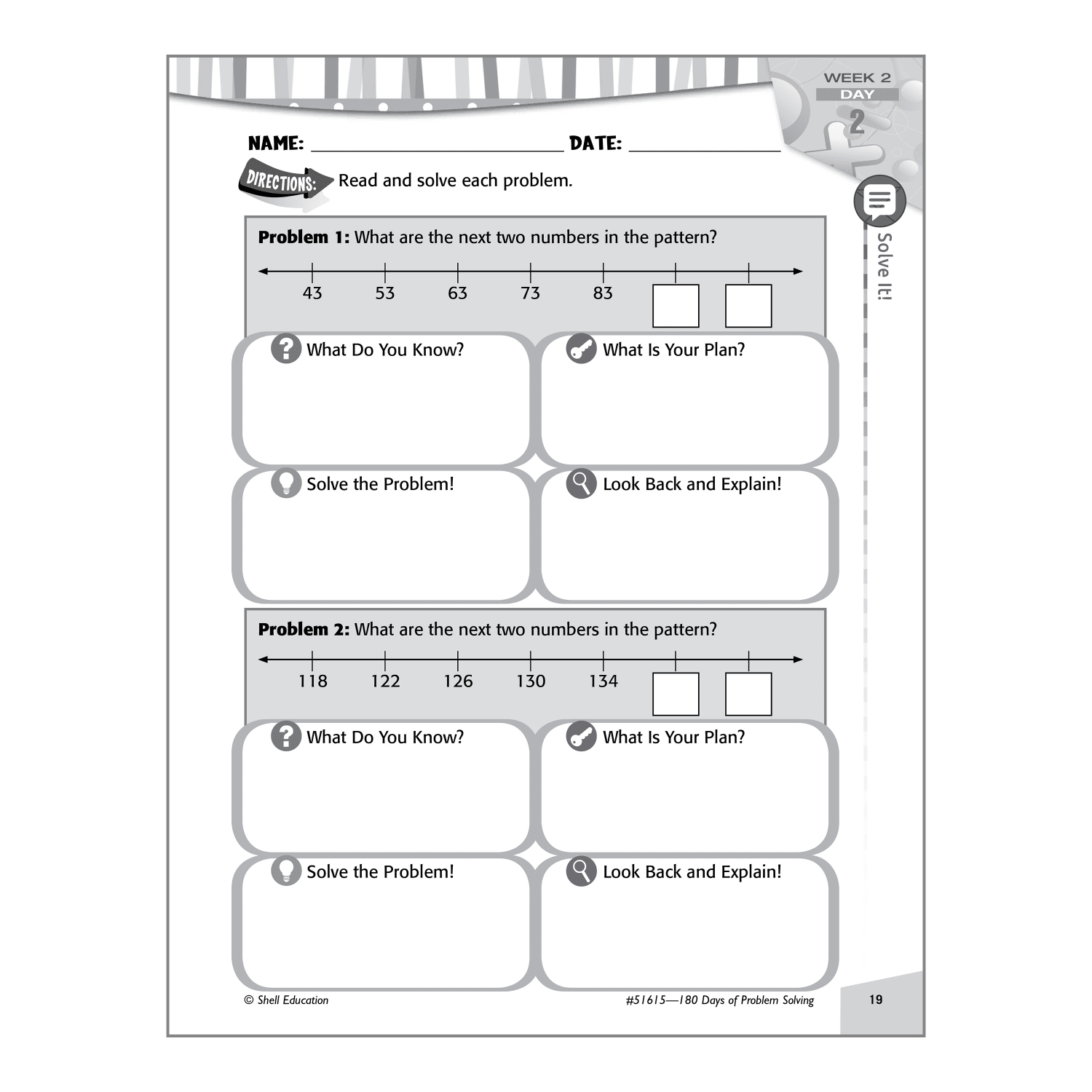 Shell Education 180 Days Of Problem Solving, Grade 3 - Image 6