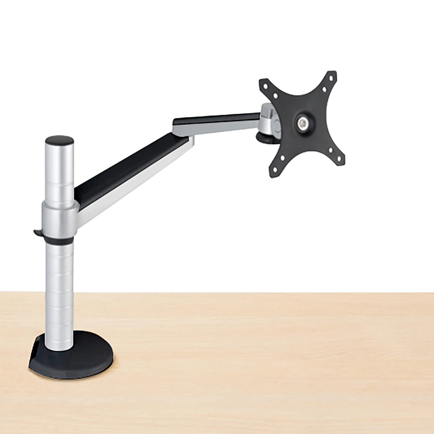 VersaDesk OmniView Single Monitor Arm, Silver - Image 4