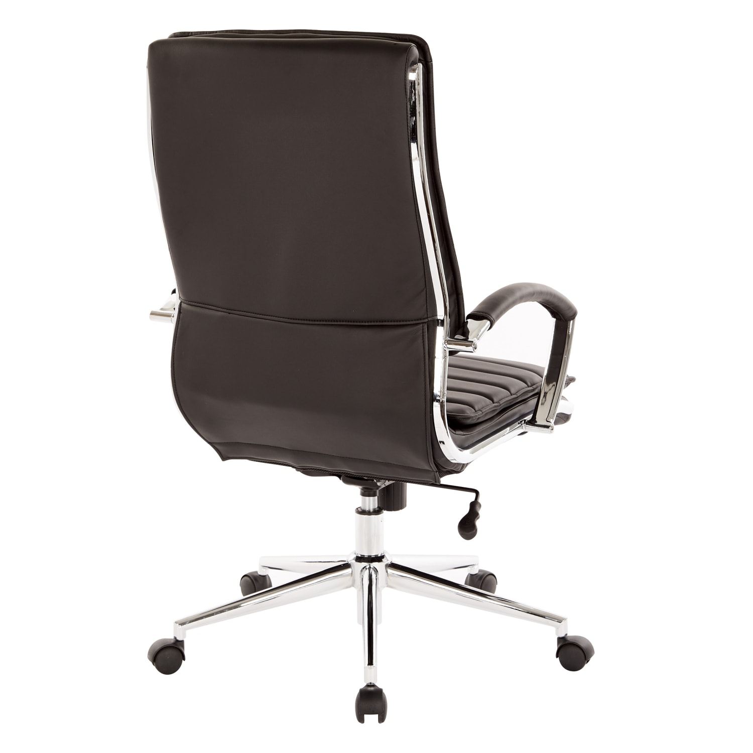 Office Star Pro Line II SPX Bonded Leather High Back Chair BlackChrome PopularChairscom