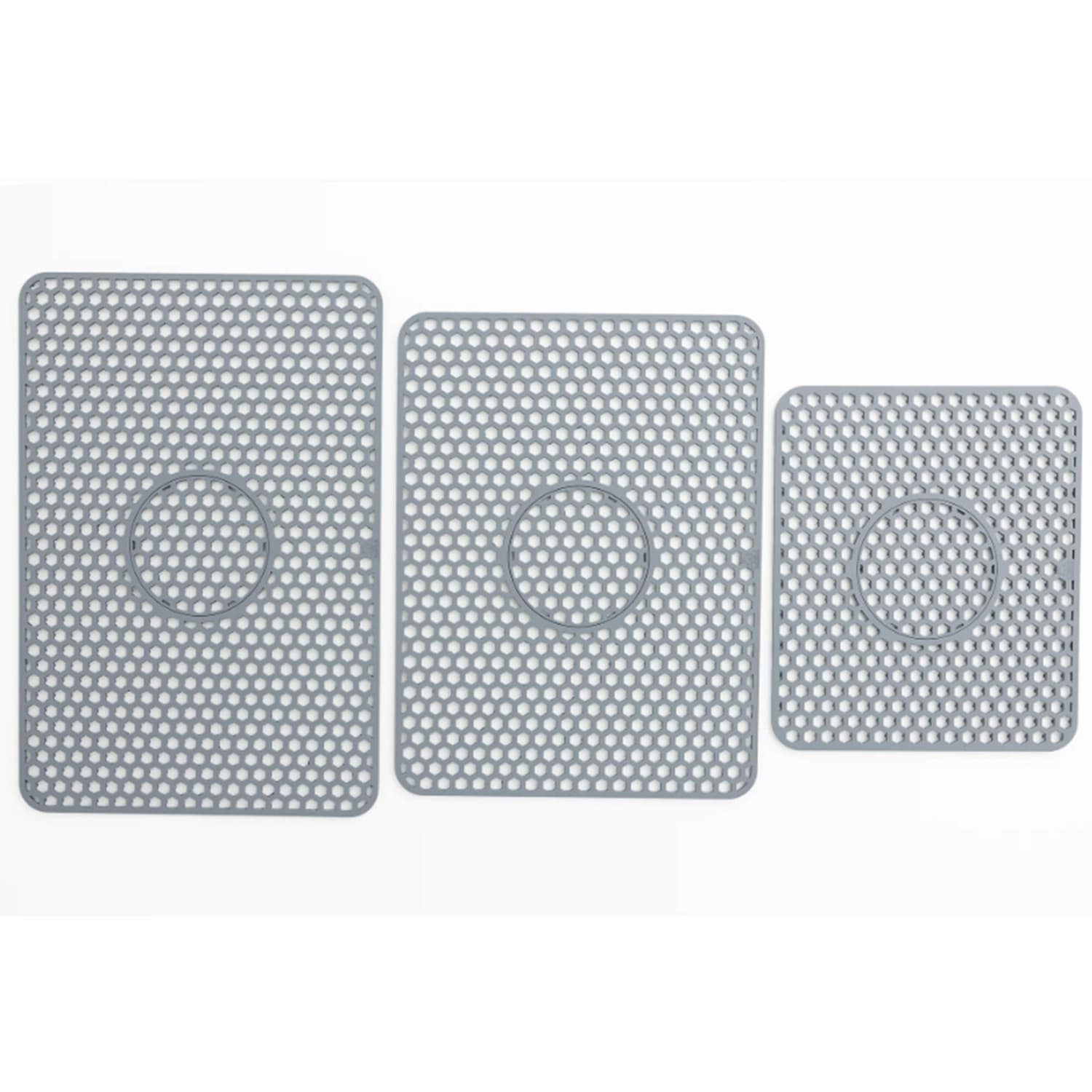 Better Houseware Silicone Sink Mat, Medium, Gray - Image 6