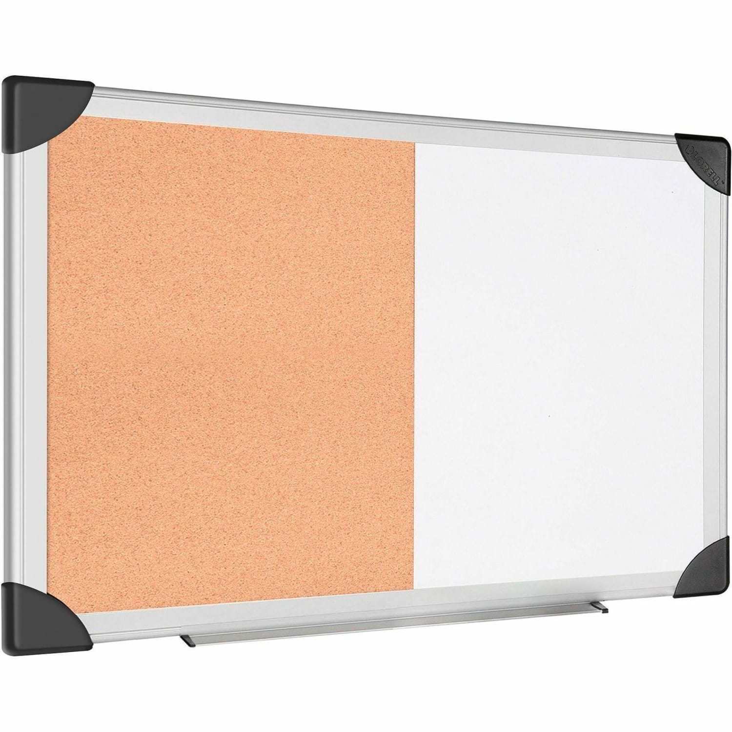 Lorell Dry-Erase Cork Combo Board, 36in x 24in, Aluminum Frame With Silver Finish - Image 3