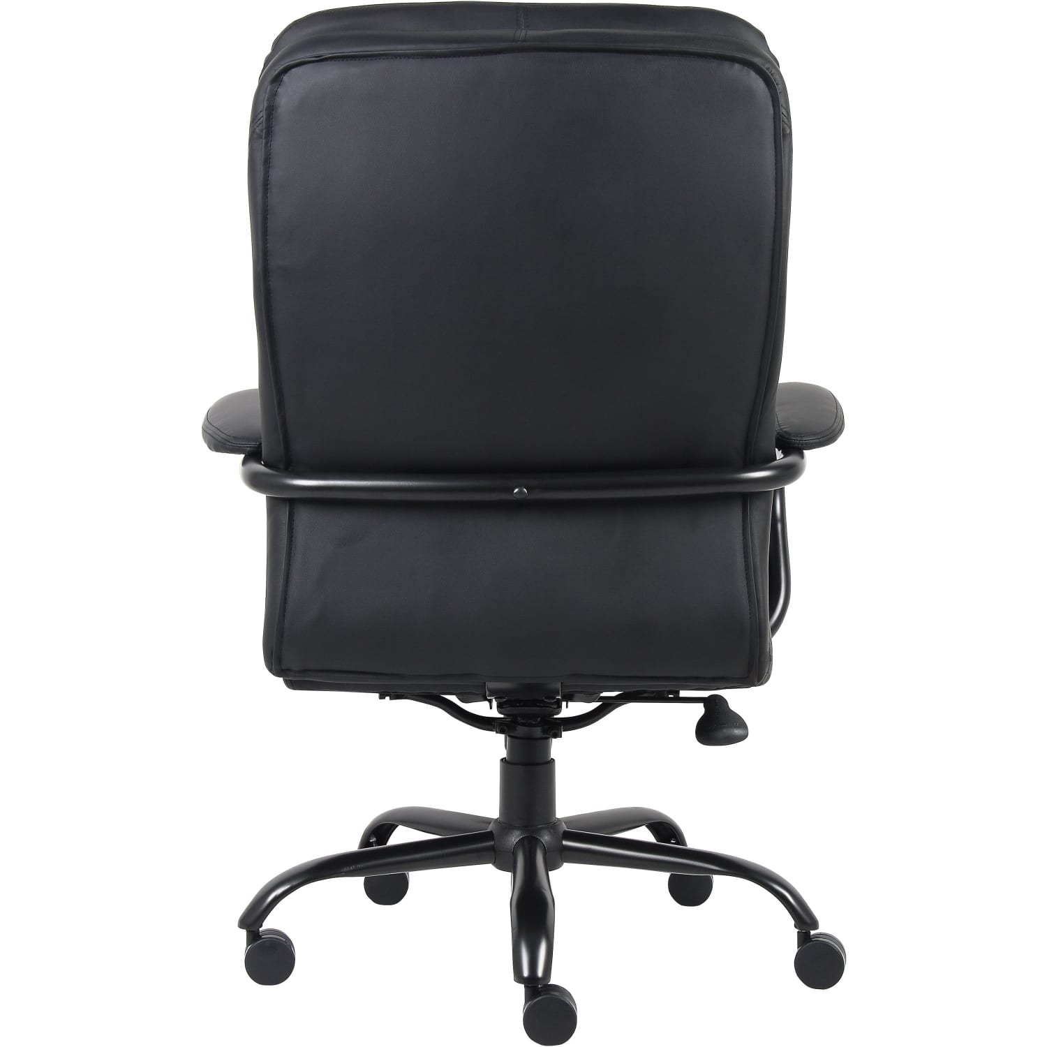 Lorell Big Tall Double Cushion Ergonomic Bonded Leather Executive Chair Black PopularChairscom Lorell Big Tall Double Cushion Ergonomic Bonded Leather Executive Chair Black PopularChairscom