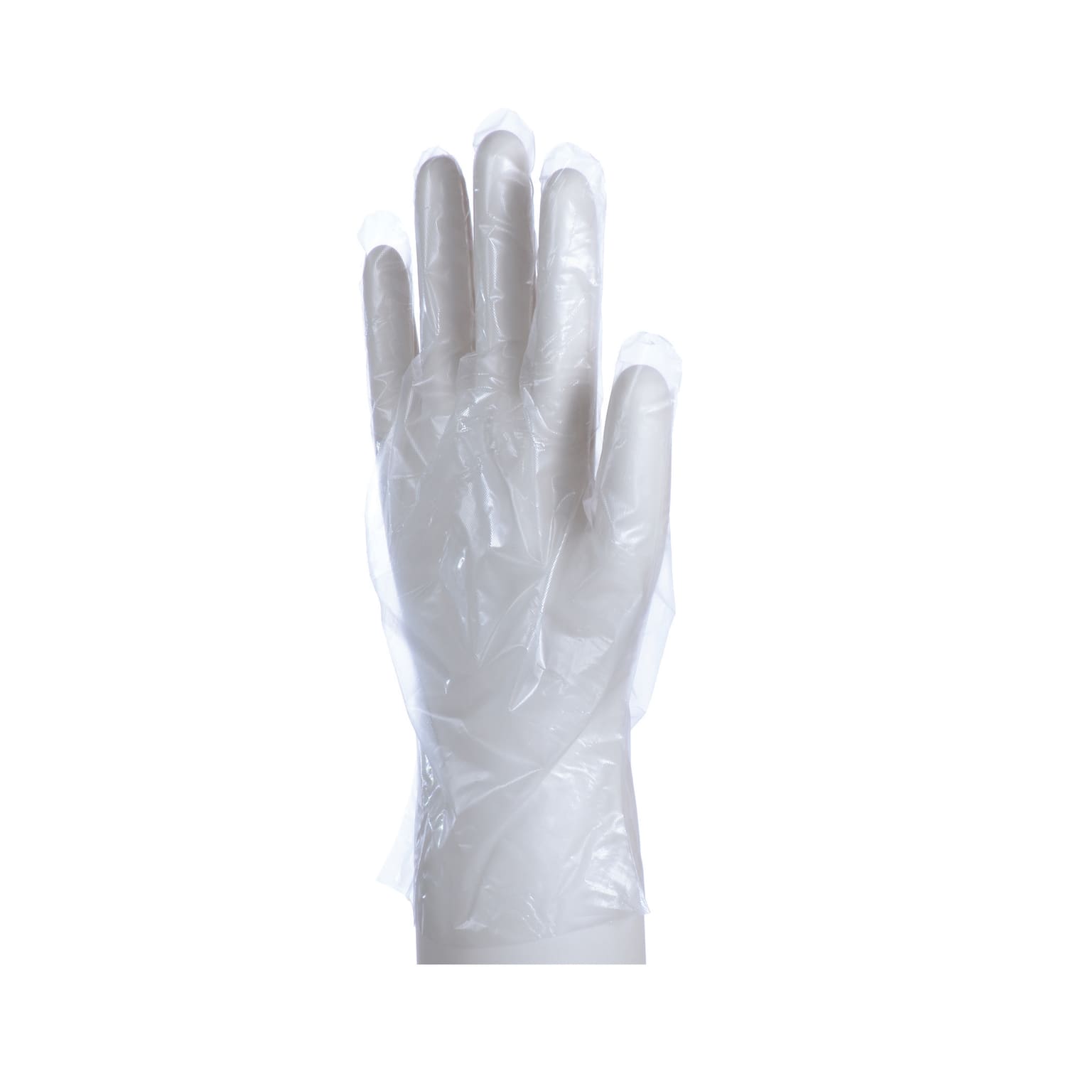 Daxwell Embossed Cast Polyethylene Gloves, Large, Clear, 100 Gloves Per Box - Image 4