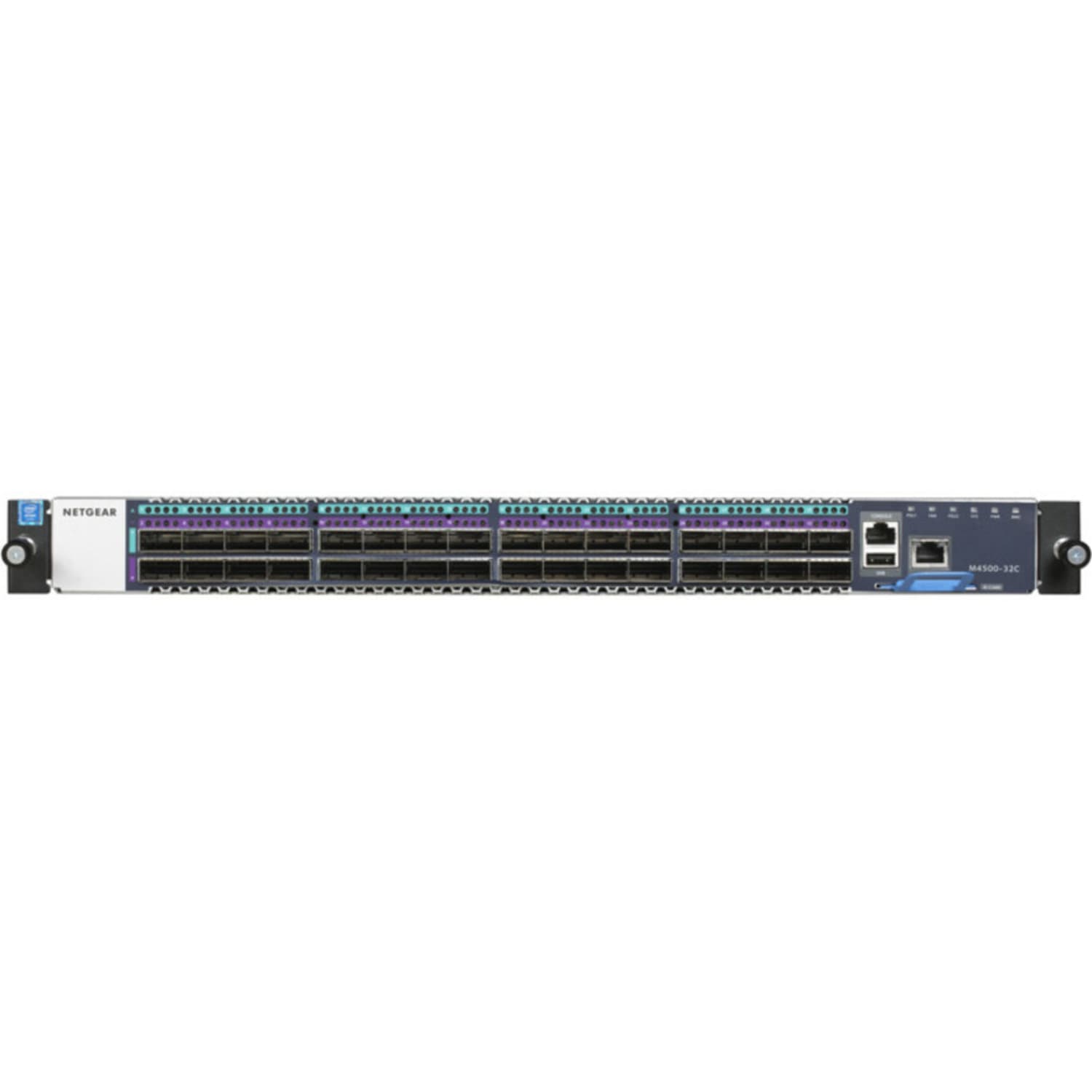 Netgear CSM4532 Ethernet Switch - 32 Ports - Manageable - 3 Layer Supported - Modular - Twisted Pair - 1U - Rack-mountable, Rail-mountable - Lifetime Limited Warranty - Image 3