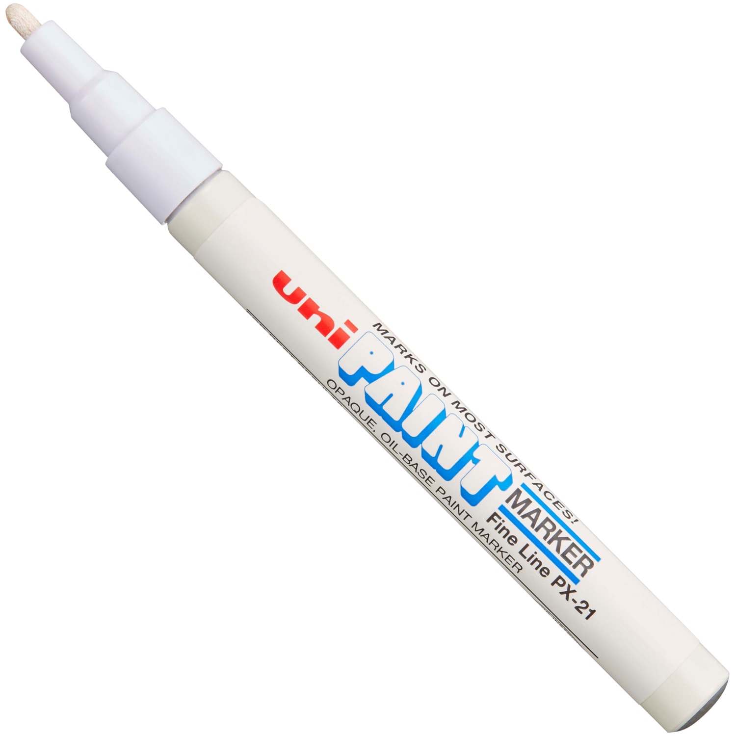 Uni-Paint Markers, Fine Point, White, Pack Of 12 - Image 5